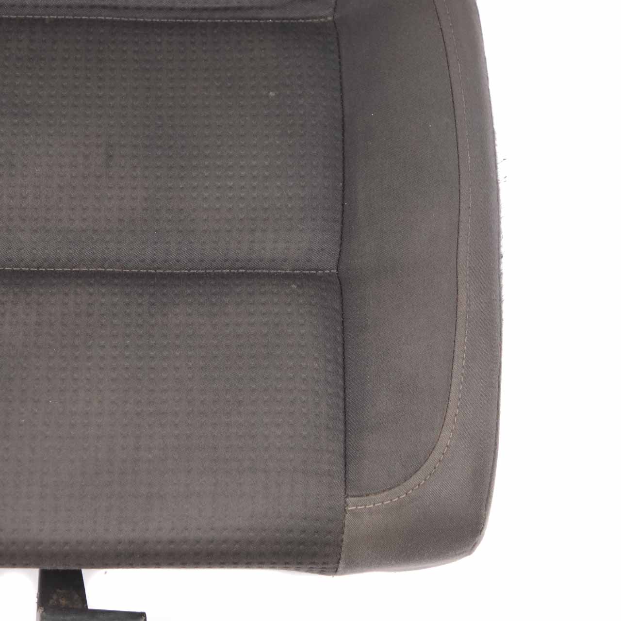 Volkswagen VW Touran MK1 2nd Row Middle Seat Cloth Black Grey Fabric