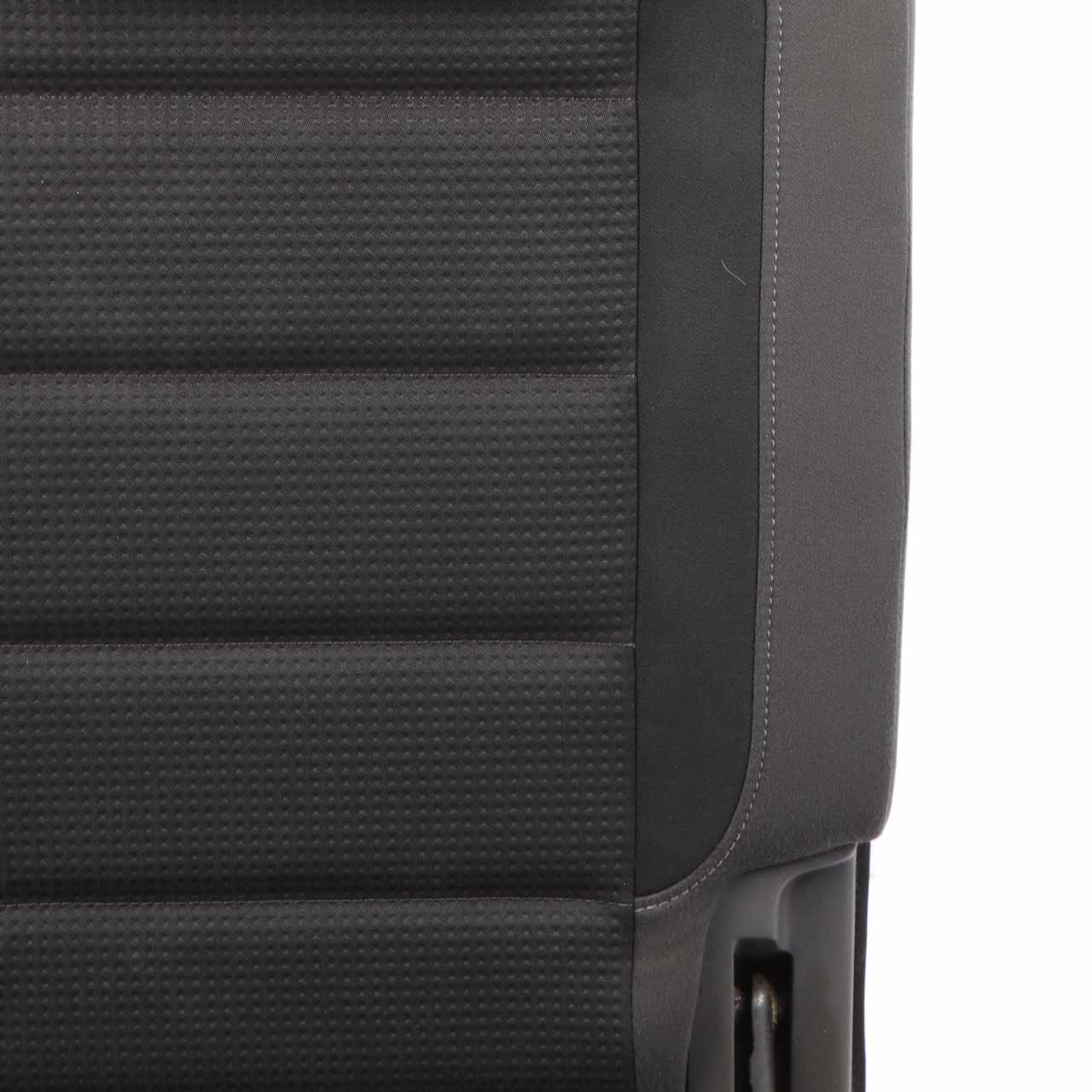 Volkswagen VW Touran MK1 3nd Row Right O/S Seat Cloth Black Grey Fabric