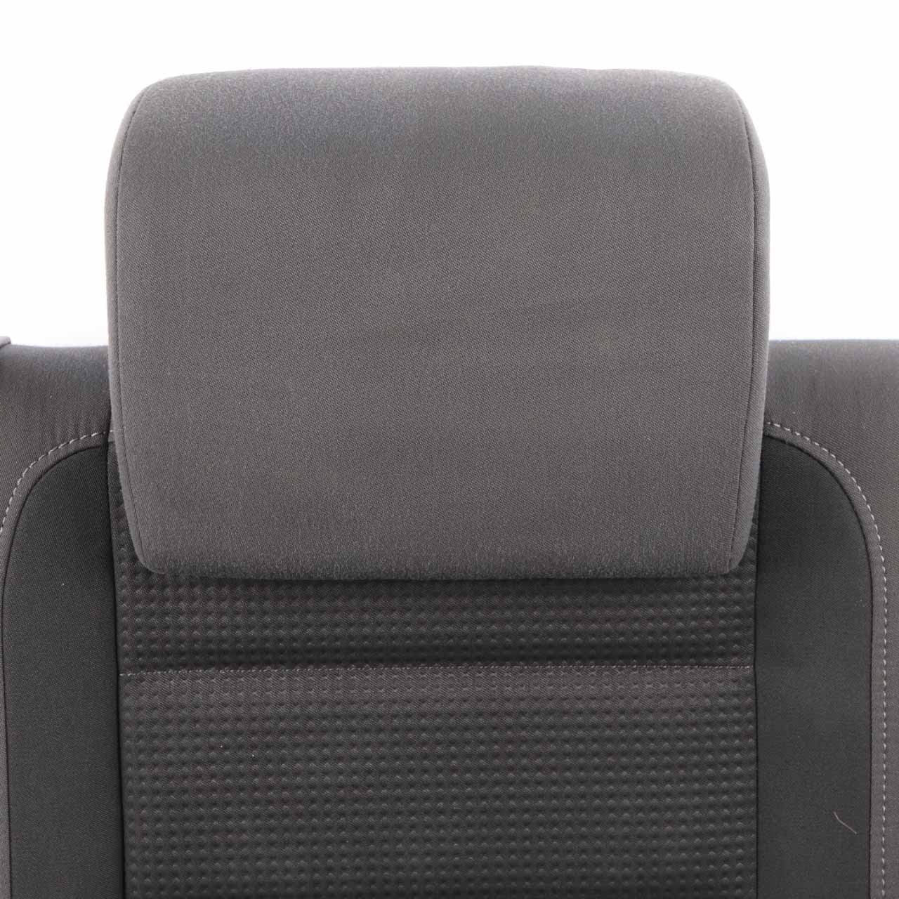 Volkswagen VW Touran MK1 3nd Row Right O/S Seat Cloth Black Grey Fabric