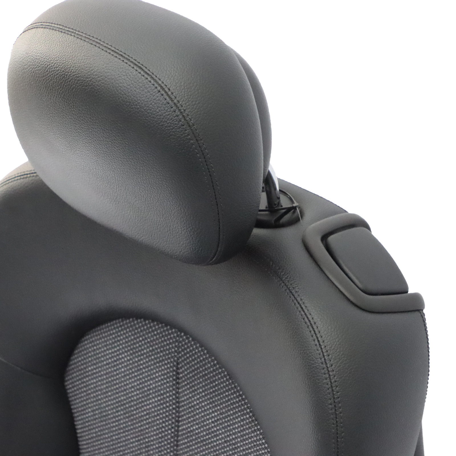 Mercedes CLK C209 Front Seat Left N/S Interior Cloth Fabric Leather Black