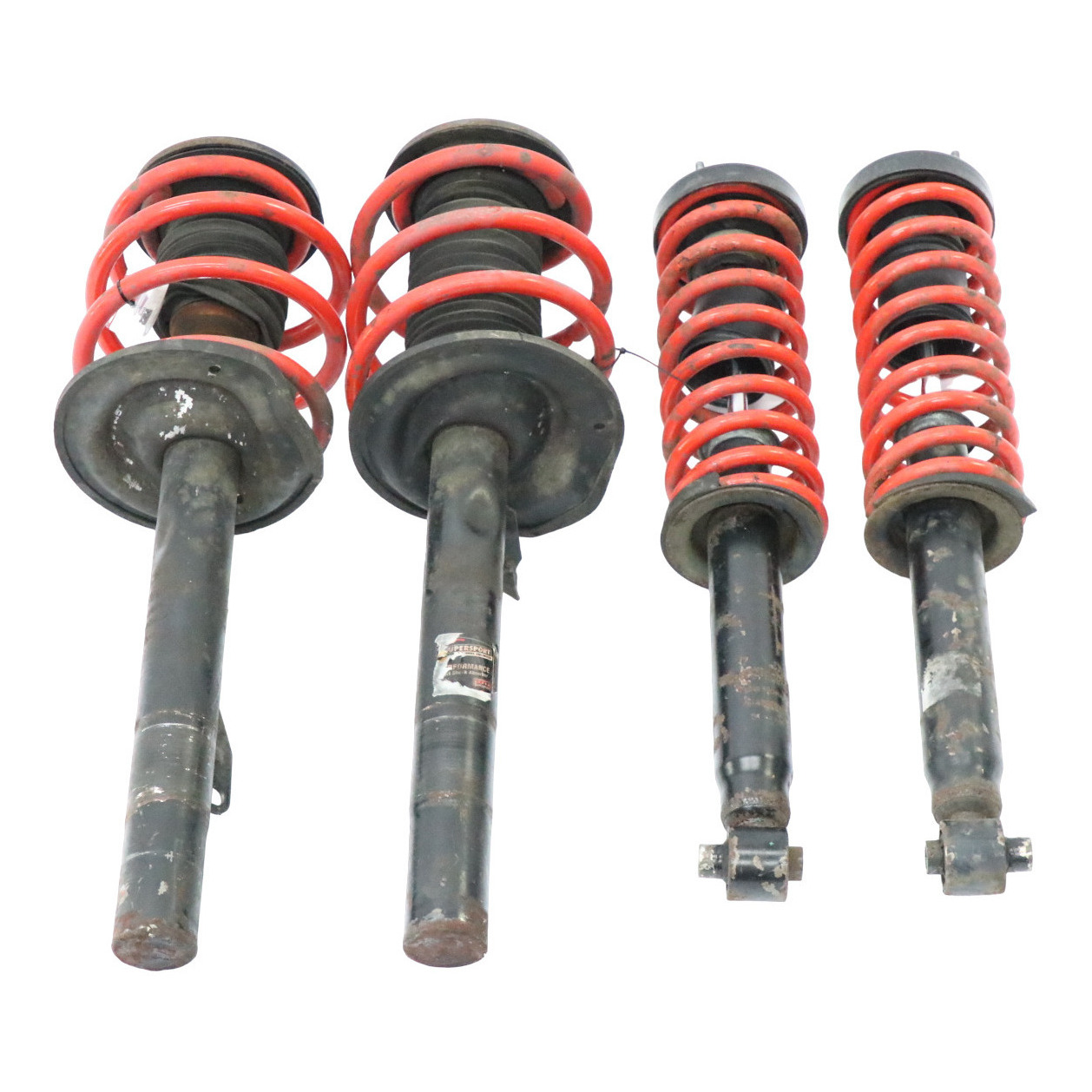 BMW E38 Spring Strut Front Rear Supersport Shock Absorber Coil Spring Set