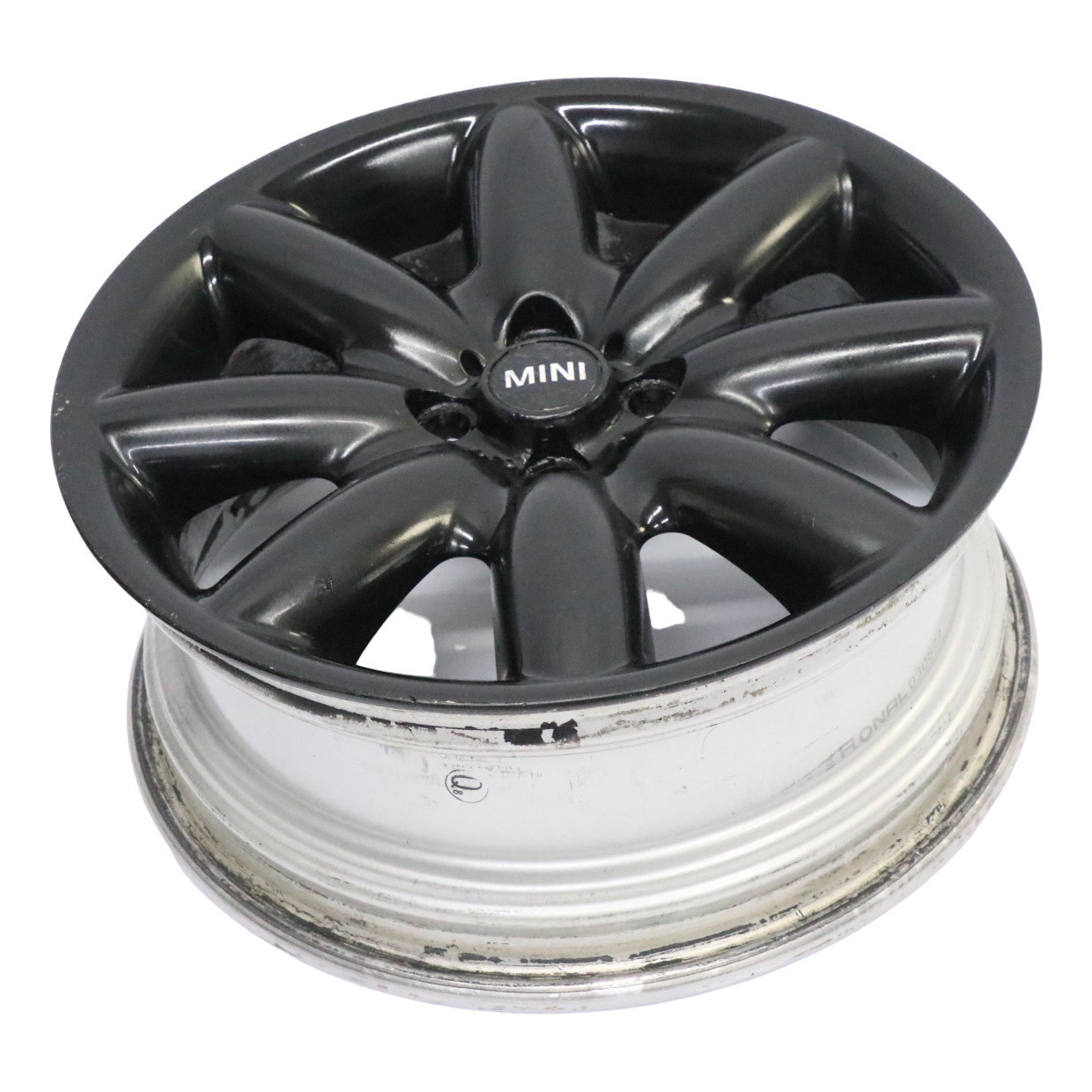 Mini Cooper R50 R53 R55 R56 R57 Black Wheel Alloy Rim 17" ET:48 7J S-Spoke 85