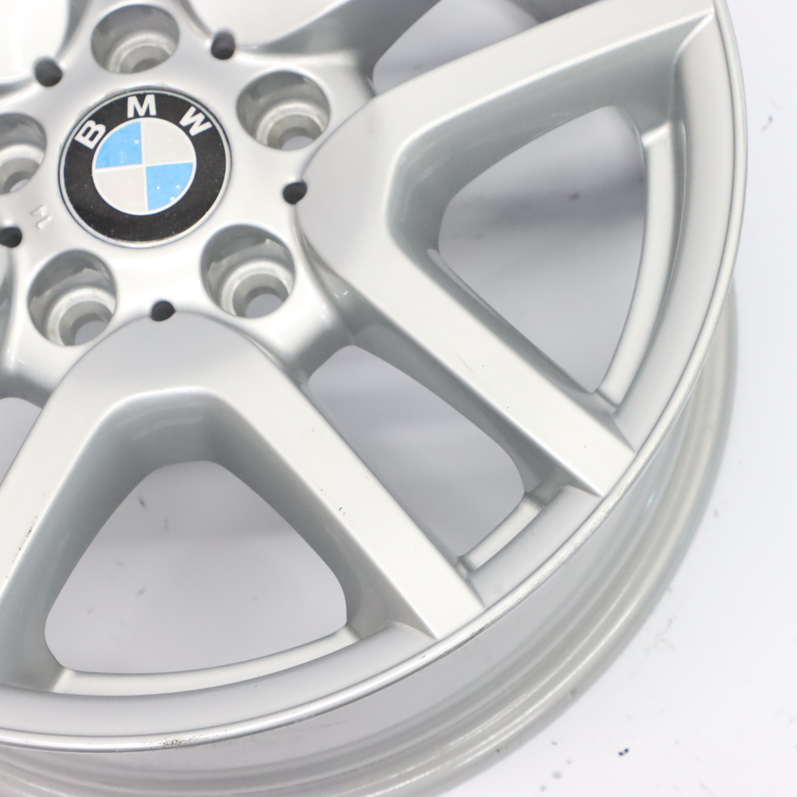 BMW X5 E53 Silver Light Alloy Wheel Rim V spoke 130 17" 7,5J ET:40 6761929