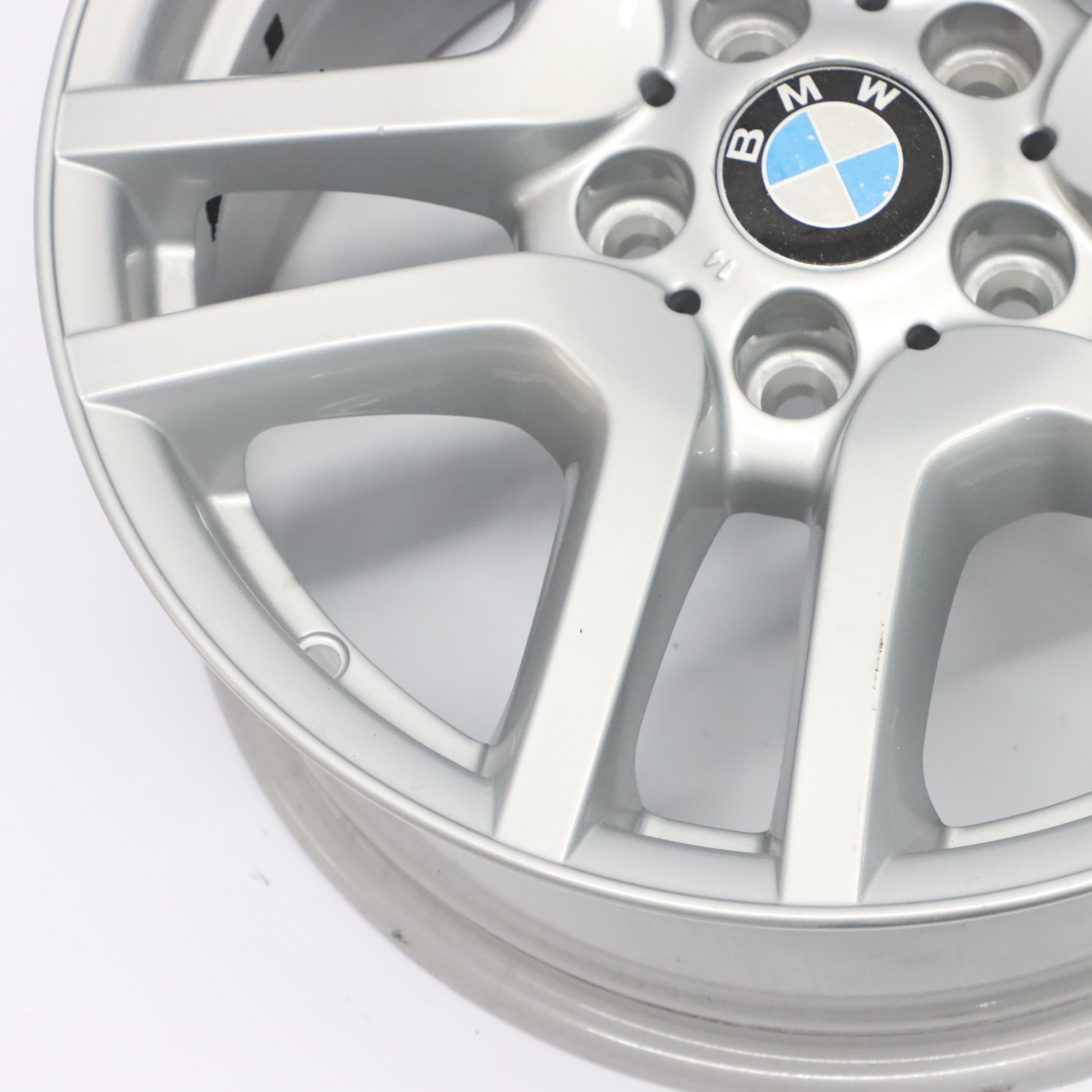 BMW X5 E53 Silver Light Alloy Wheel Rim V spoke 130 17" 7,5J ET:40 6761929