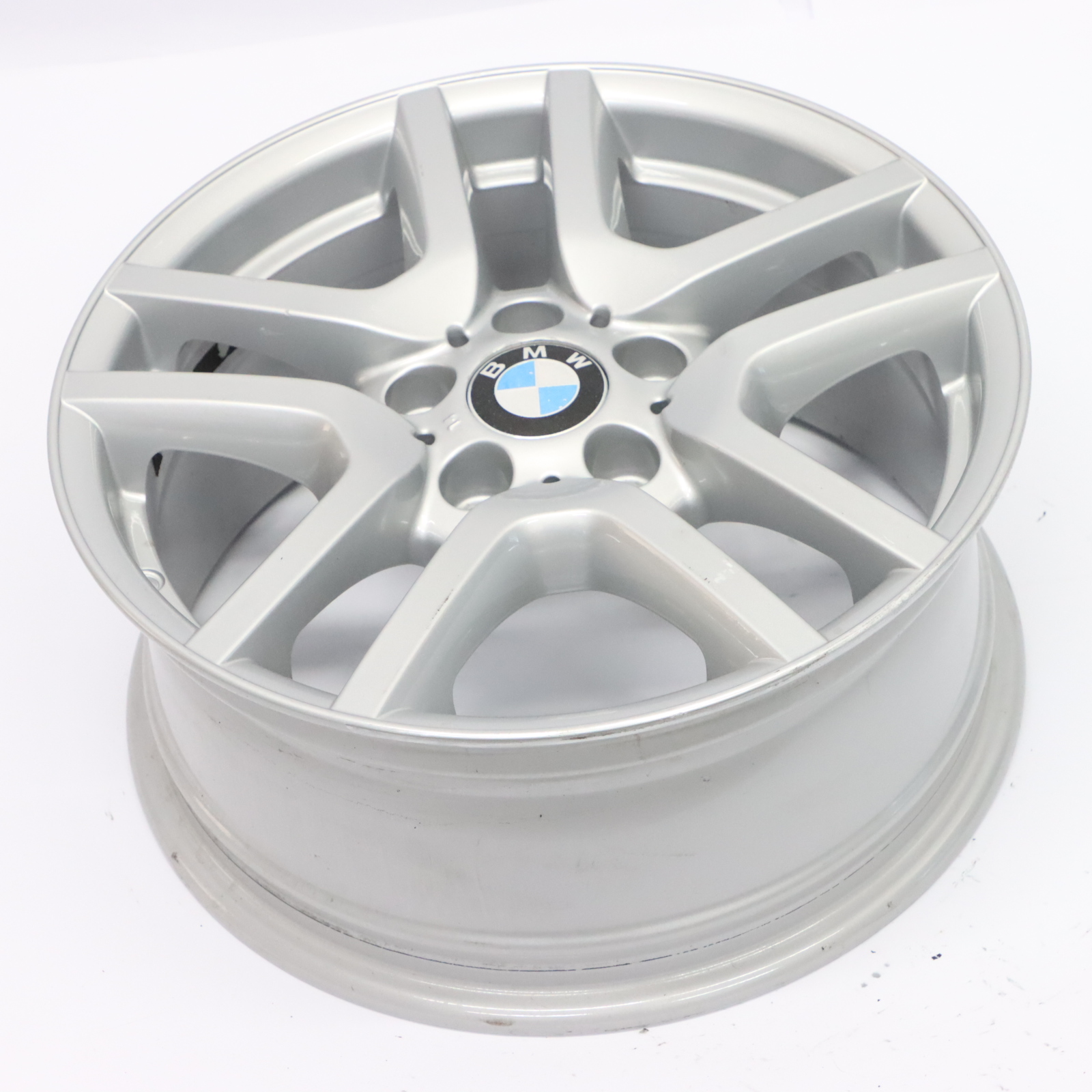 BMW X5 E53 Silver Light Alloy Wheel Rim V spoke 130 17" 7,5J ET:40 6761929