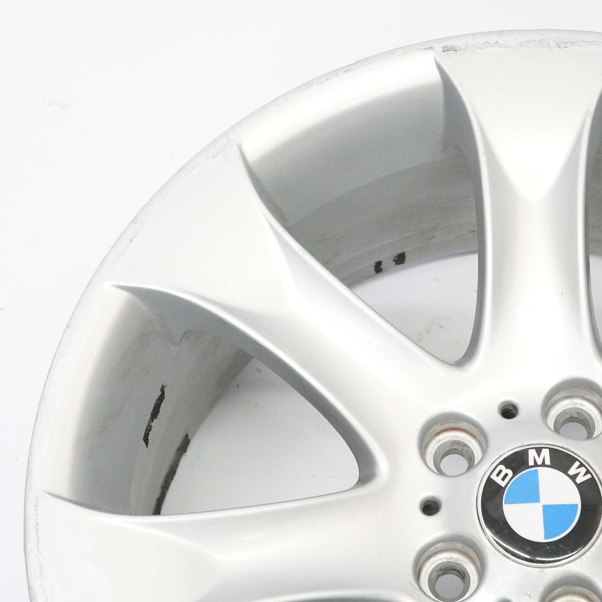 BMW X5 E53 Front Silver Alloy Wheel Rim 20" ET:45 9,5J V-Spoke 168 6766068