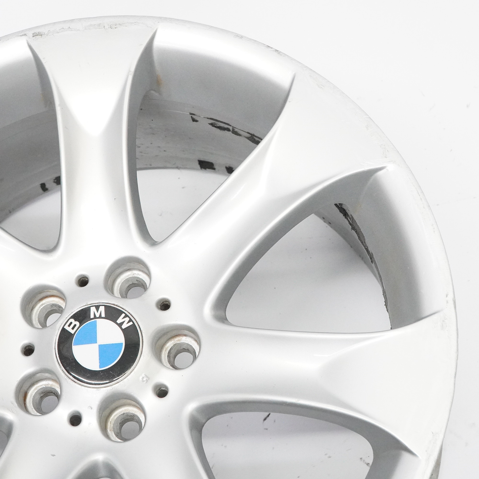 BMW X5 E53 Front Silver Alloy Wheel Rim 20" ET:45 9,5J V-Spoke 168 6766068