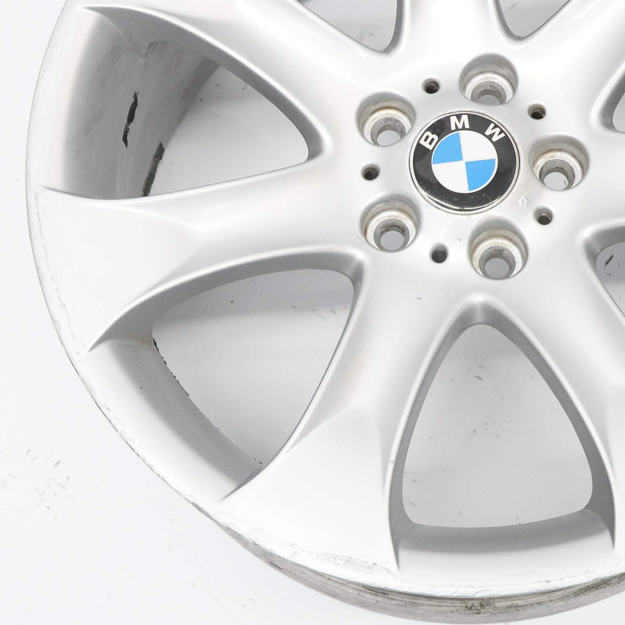 BMW X5 E53 Front Silver Alloy Wheel Rim 20" ET:45 9,5J V-Spoke 168 6766068