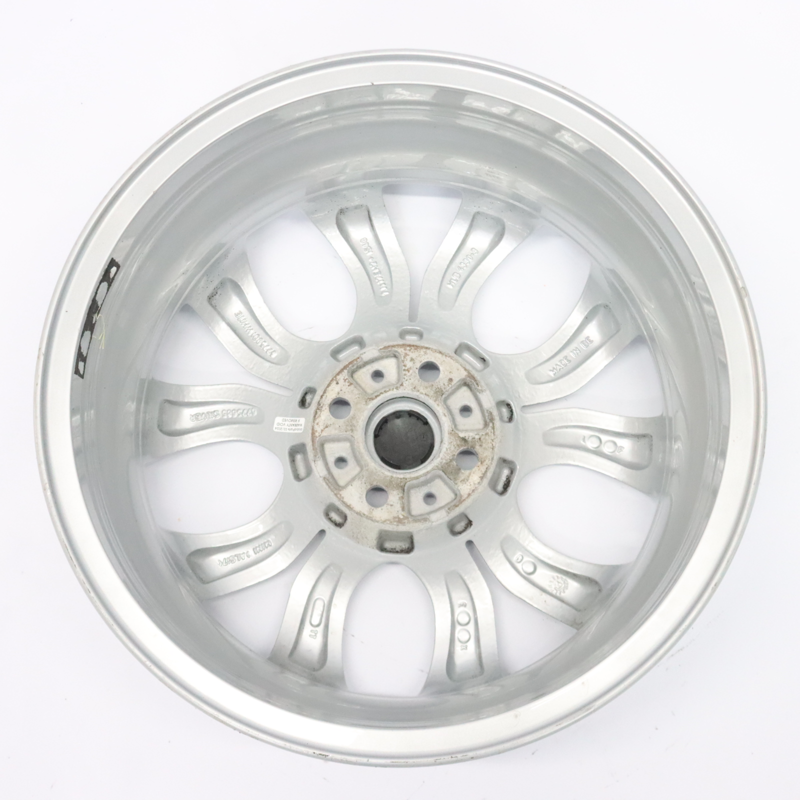 Mini Cooper One R50 R55 R56 R57 Silver Wheel Alloy Rim 17" 7J Flame Spoke 97