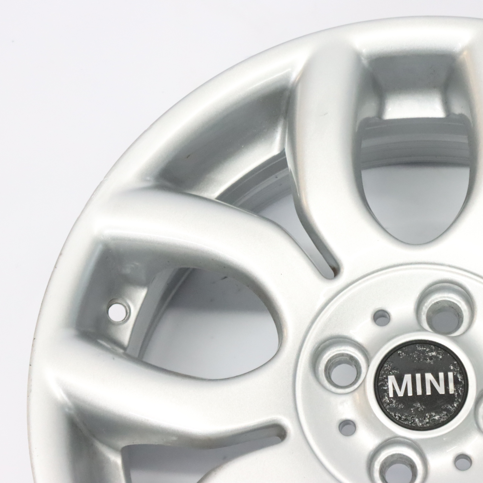 Mini Cooper One R50 R55 R56 R57 Silver Wheel Alloy Rim 17" 7J Flame Spoke 97