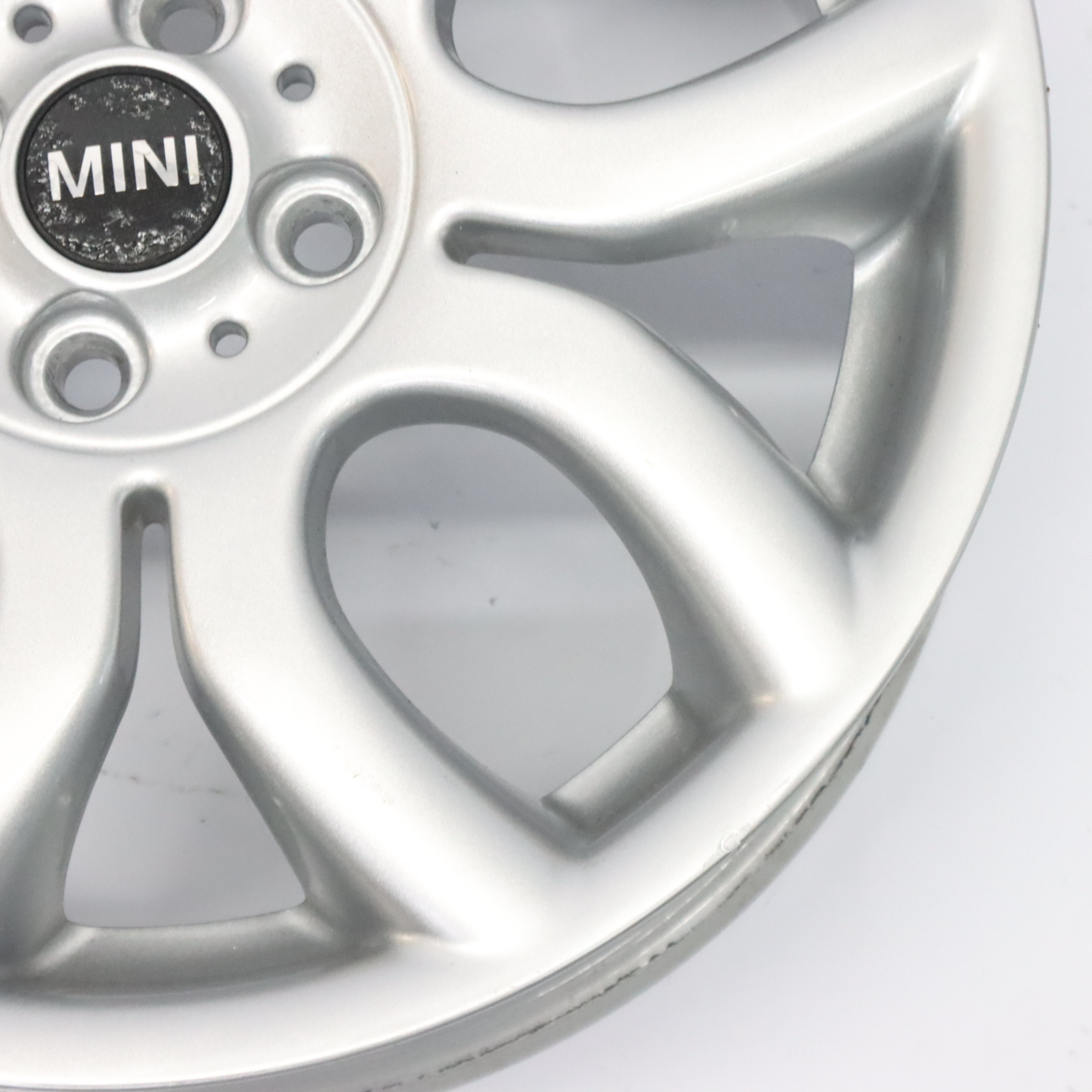 Mini Cooper One R50 R55 R56 R57 Silver Wheel Alloy Rim 17" 7J Flame Spoke 97