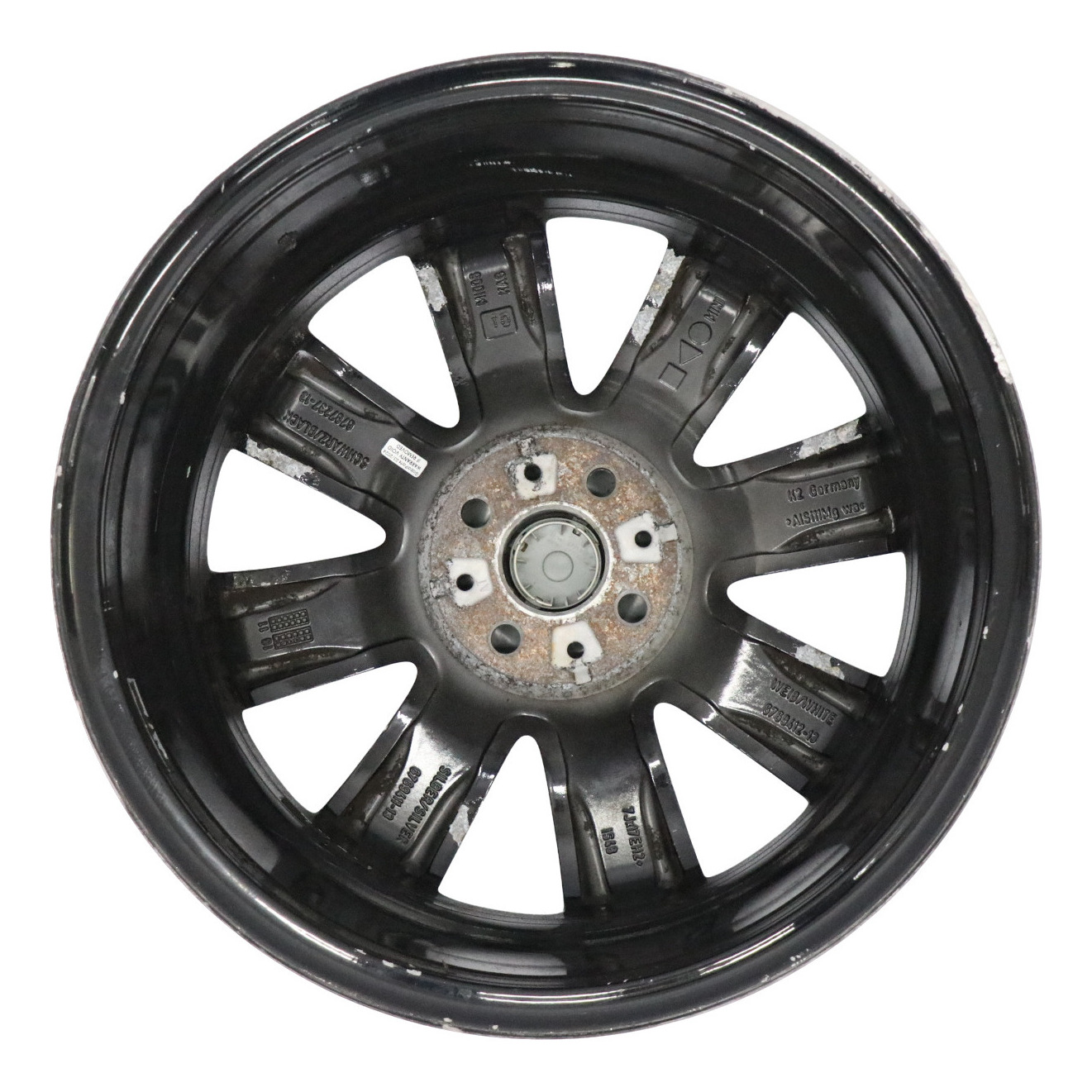 Mini Cooper R50 R55 R56 Black Matt Wheel Alloy Rim 17" 7J Crown Spoke 104