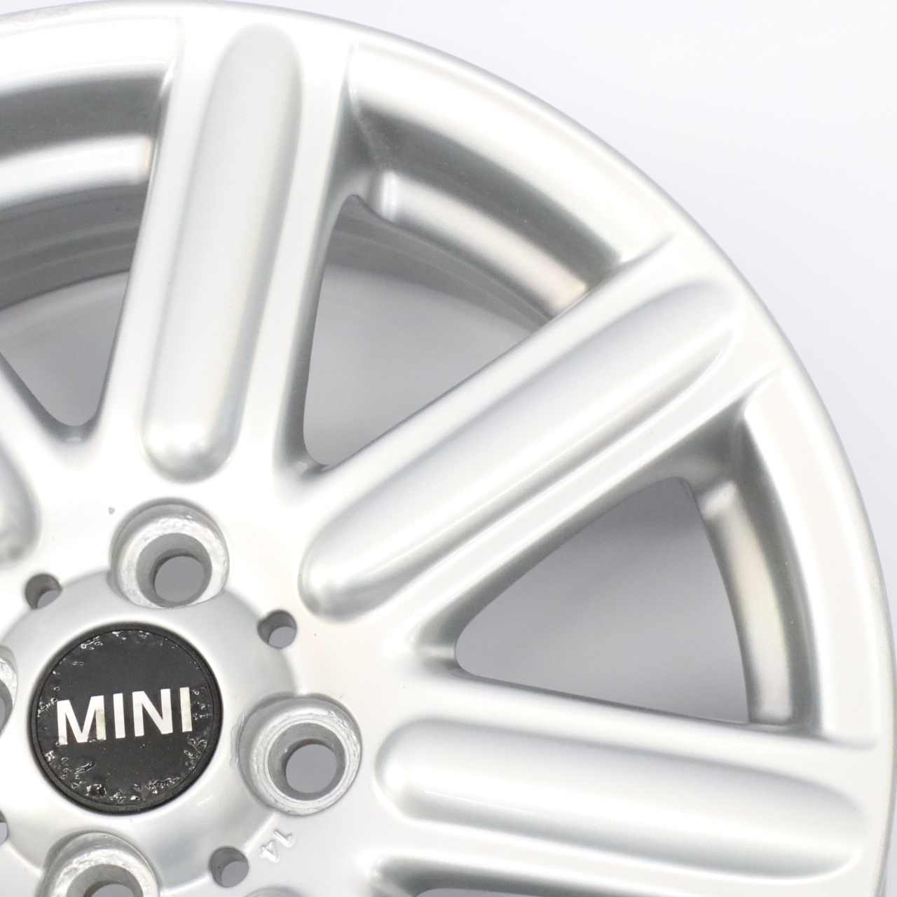 Mini Cooper R55 R56 Silver Wheel Alloy Rim 16" 6,5J ET:48 Rib Spoke 115 6791941