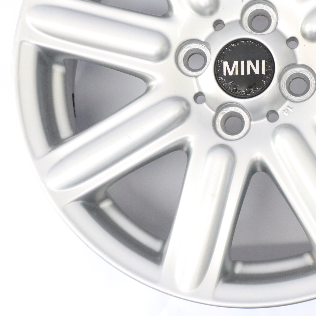 Mini Cooper R55 R56 Silver Wheel Alloy Rim 16" 6,5J ET:48 Rib Spoke 115 6791941