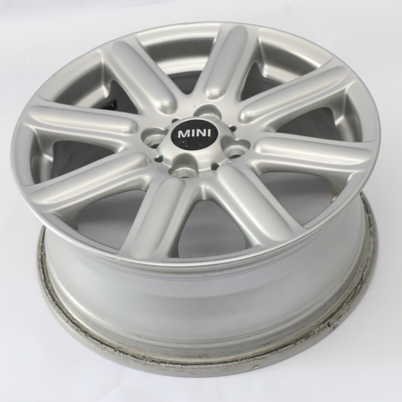 Mini Cooper R55 R56 Silver Wheel Alloy Rim 16" 6,5J ET:48 Rib Spoke 115 6791941