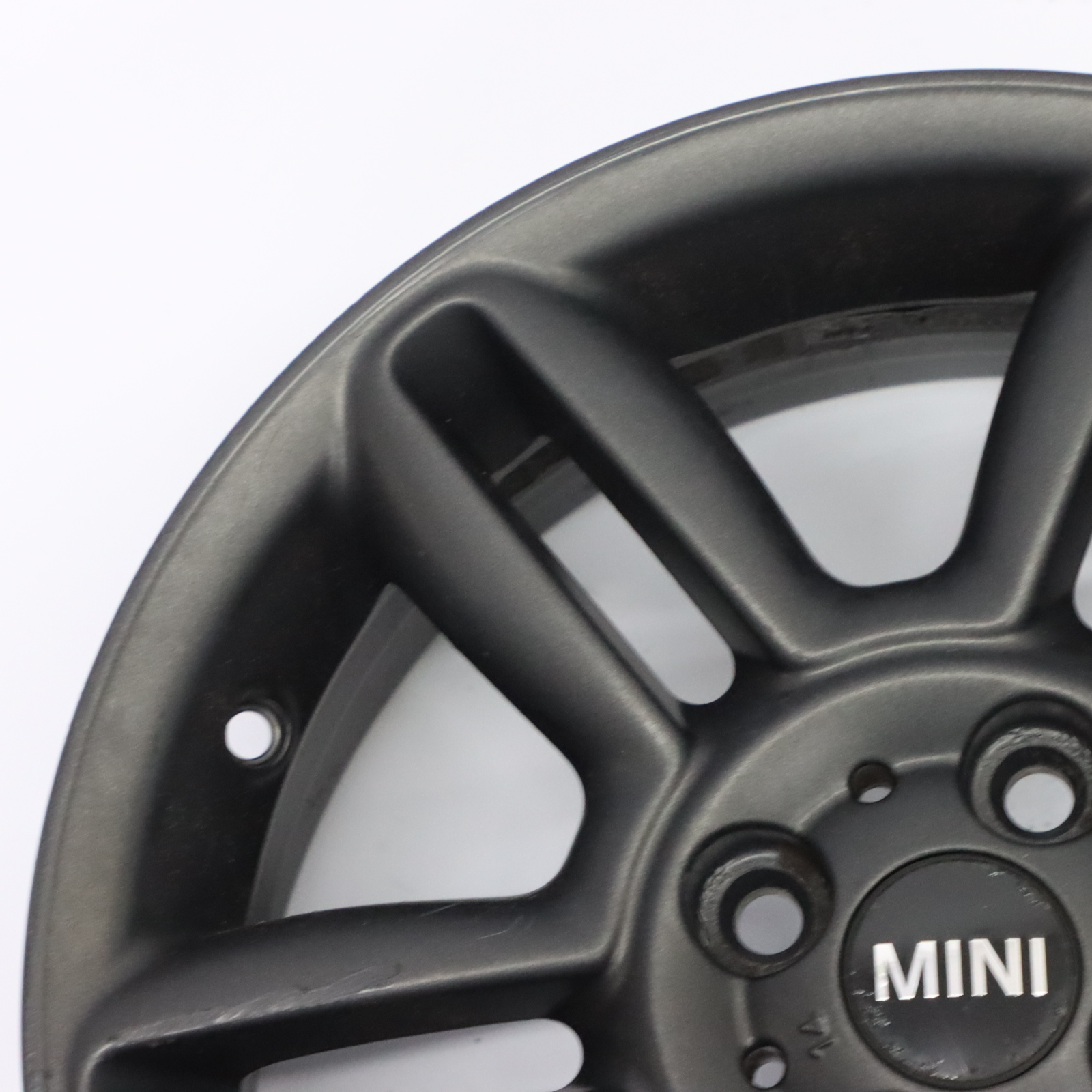 Mini R55 R56 R57 Black Wheel Alloy Rim 16" 6,5J ET:48 Twin Spoke 119 6793404