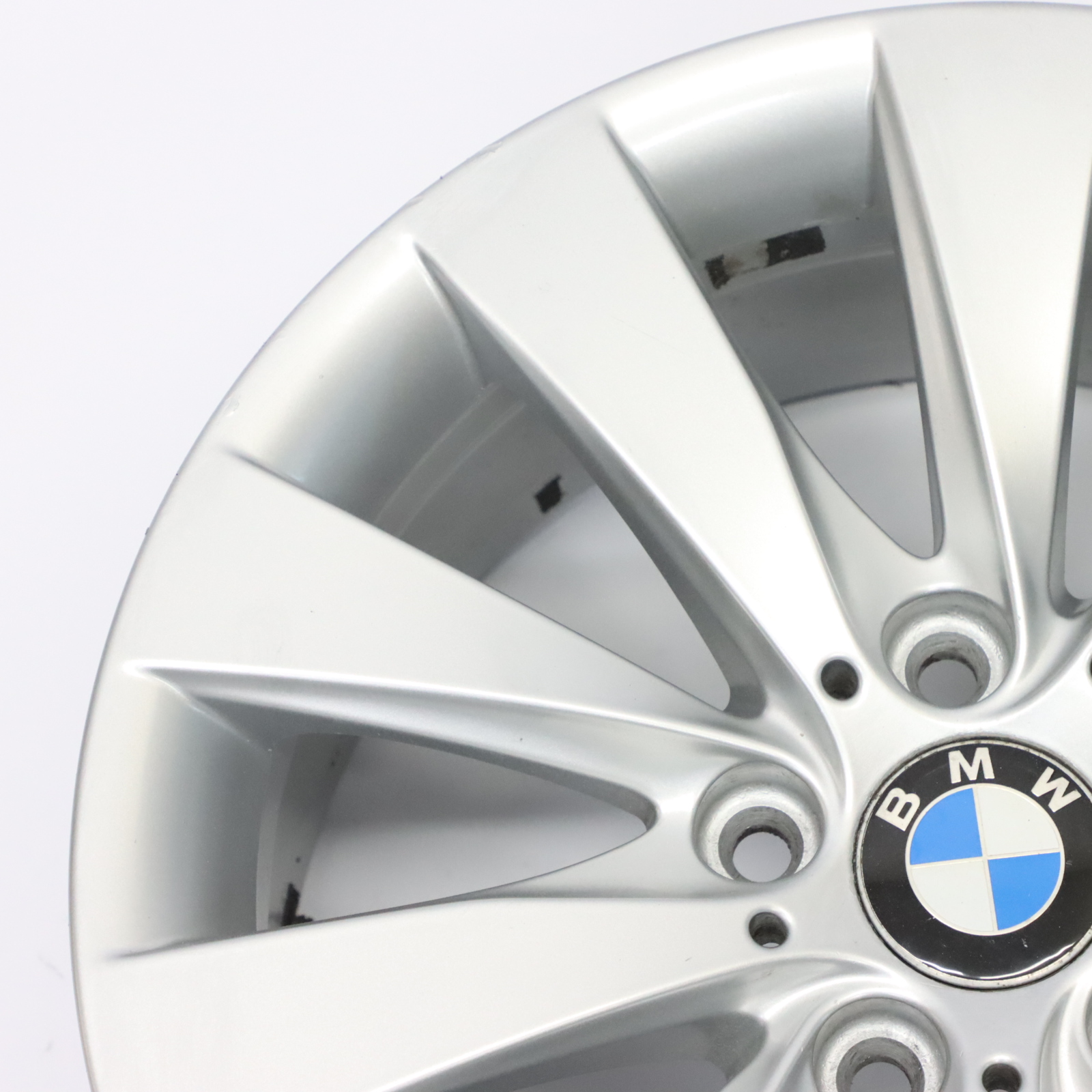 BMW F30 F31 F32 Silver Alloy Wheel Rim 17" V Spoke 413 7,5J ET:37 6796240