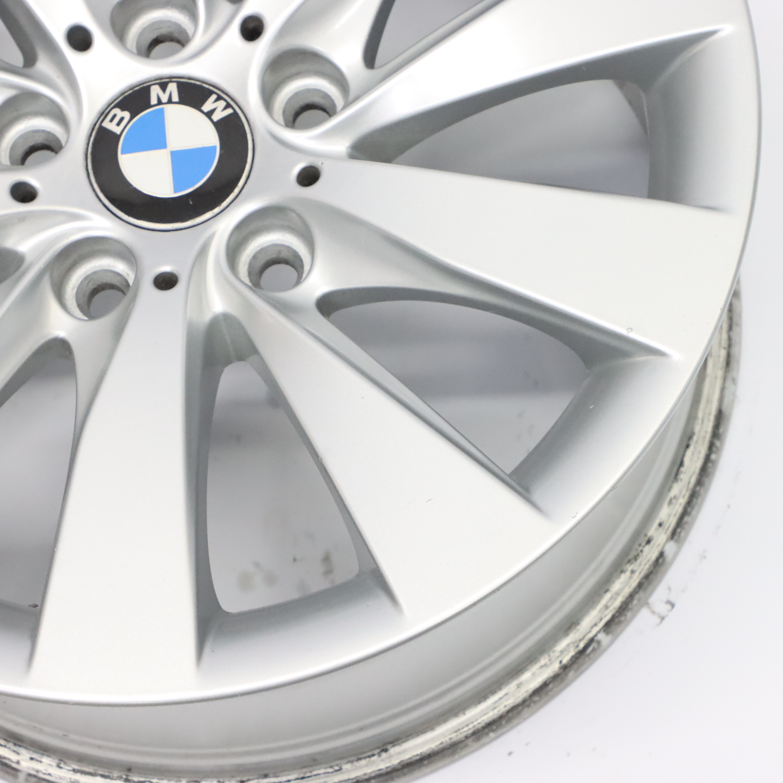 BMW F30 F31 F32 Silver Alloy Wheel Rim 17" V Spoke 413 7,5J ET:37 6796240