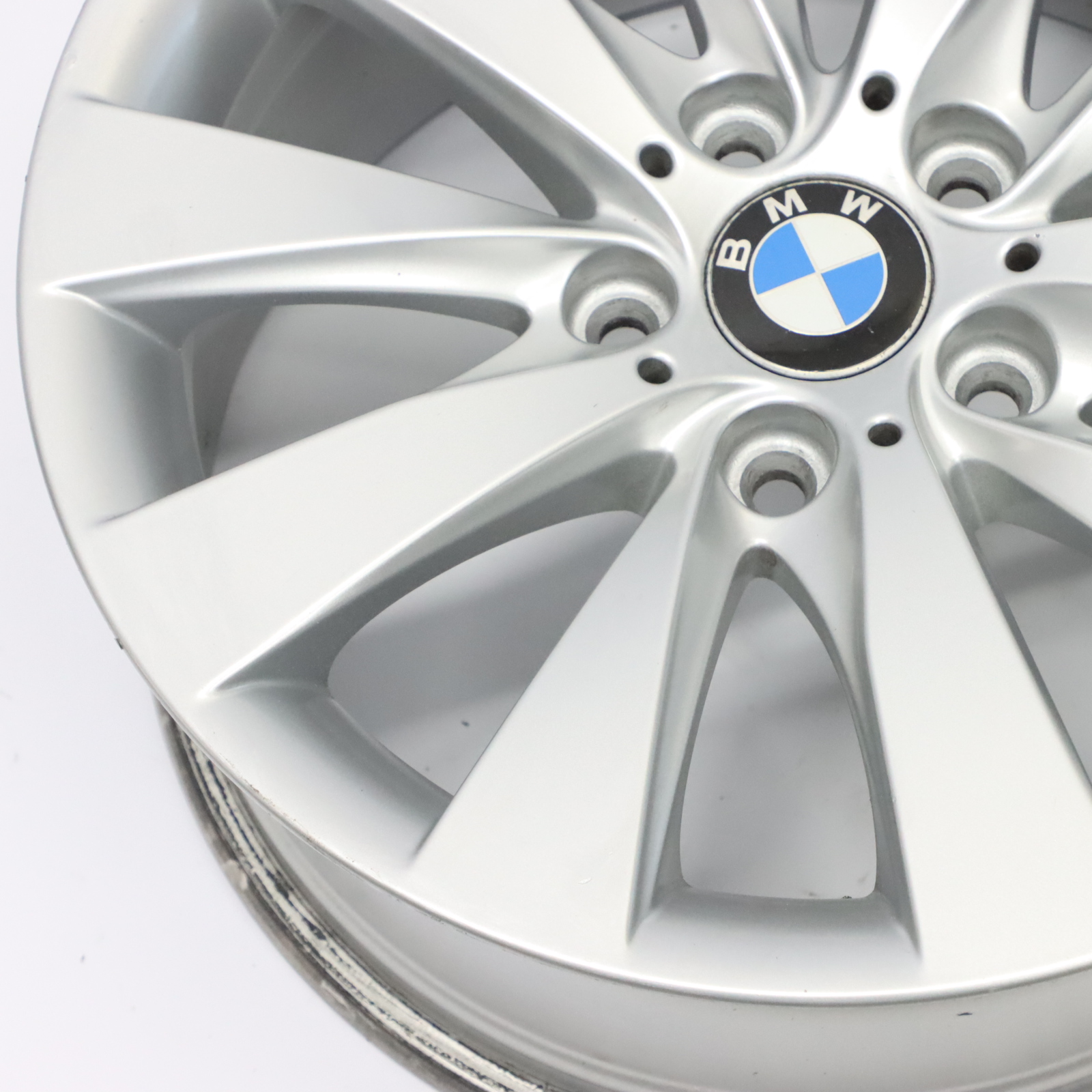 BMW F30 F31 F32 Silver Alloy Wheel Rim 17" V Spoke 413 7,5J ET:37 6796240