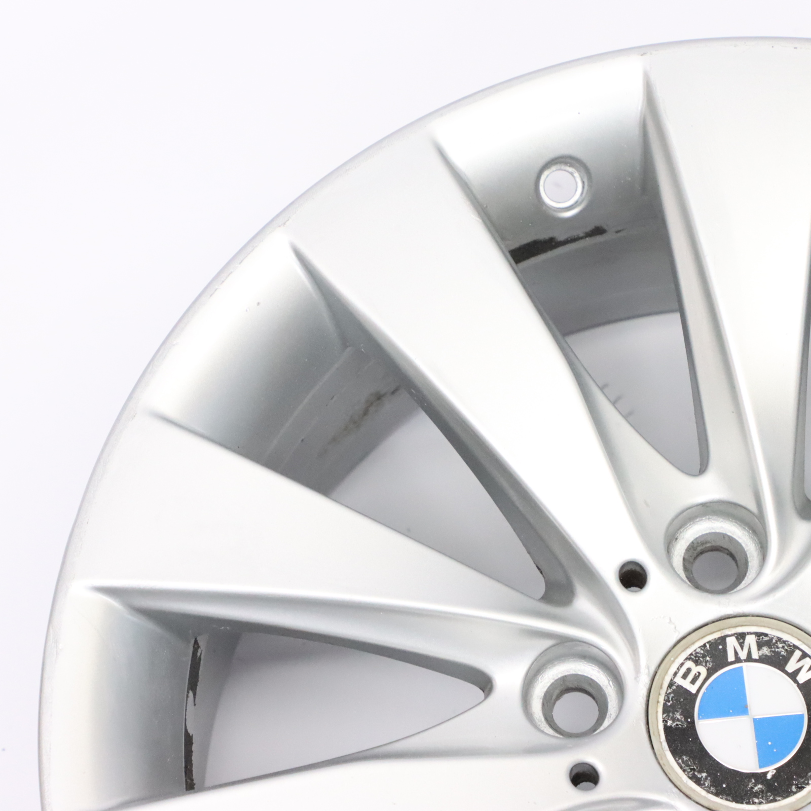 BMW F30 F31 F32 Silver Alloy Wheel Rim 17" V Spoke 413 7,5J ET:37 6796240