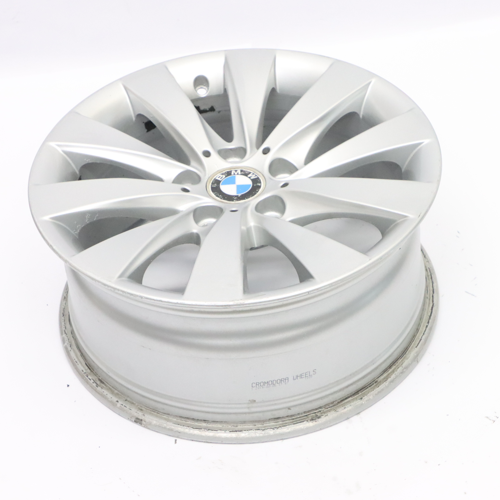 BMW F30 F31 F32 Silver Alloy Wheel Rim 17" V Spoke 413 7,5J ET:37 6796240