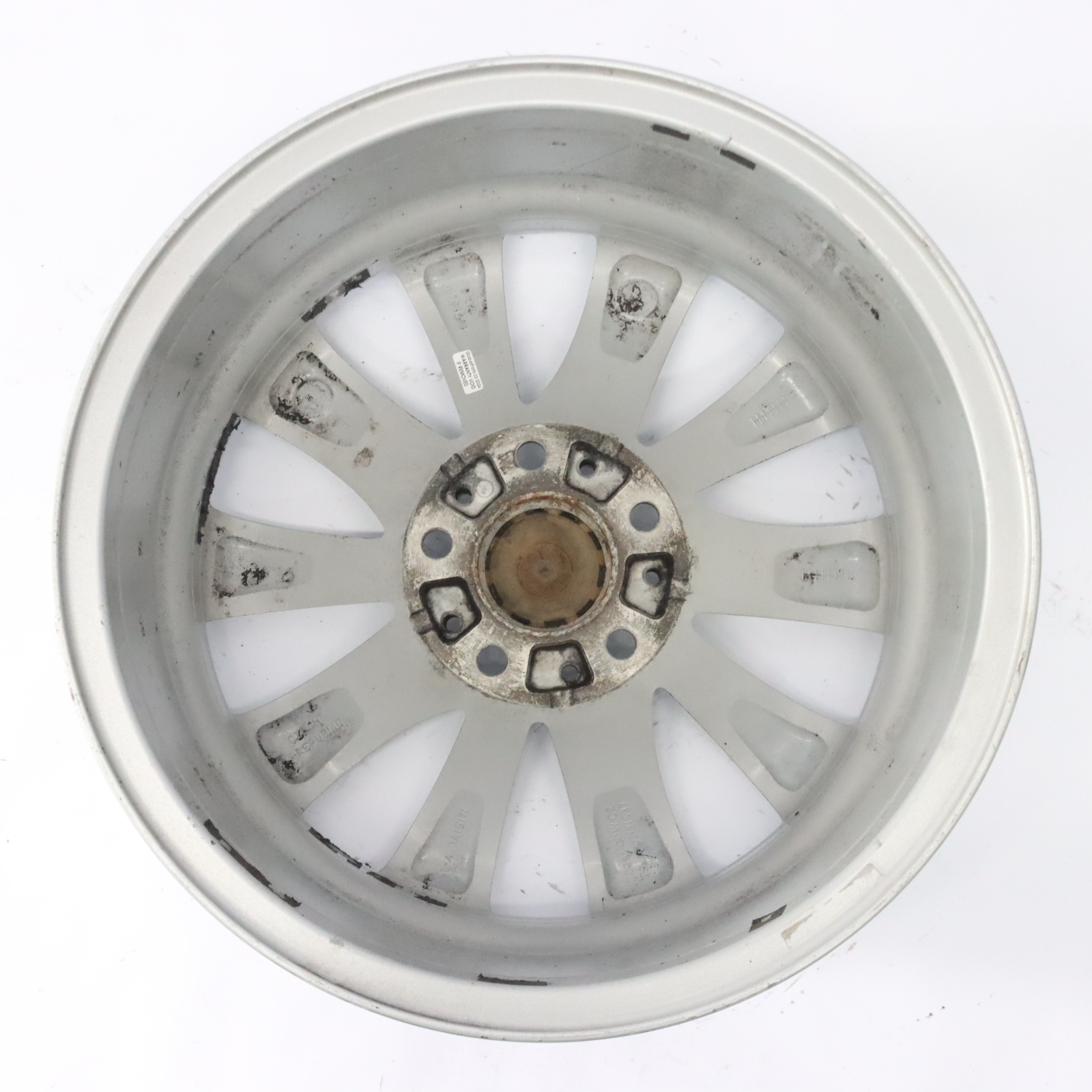 BMW F30 F31 F32 Silver Alloy Wheel Rim 17" V Spoke 413 7,5J ET:37 6796240