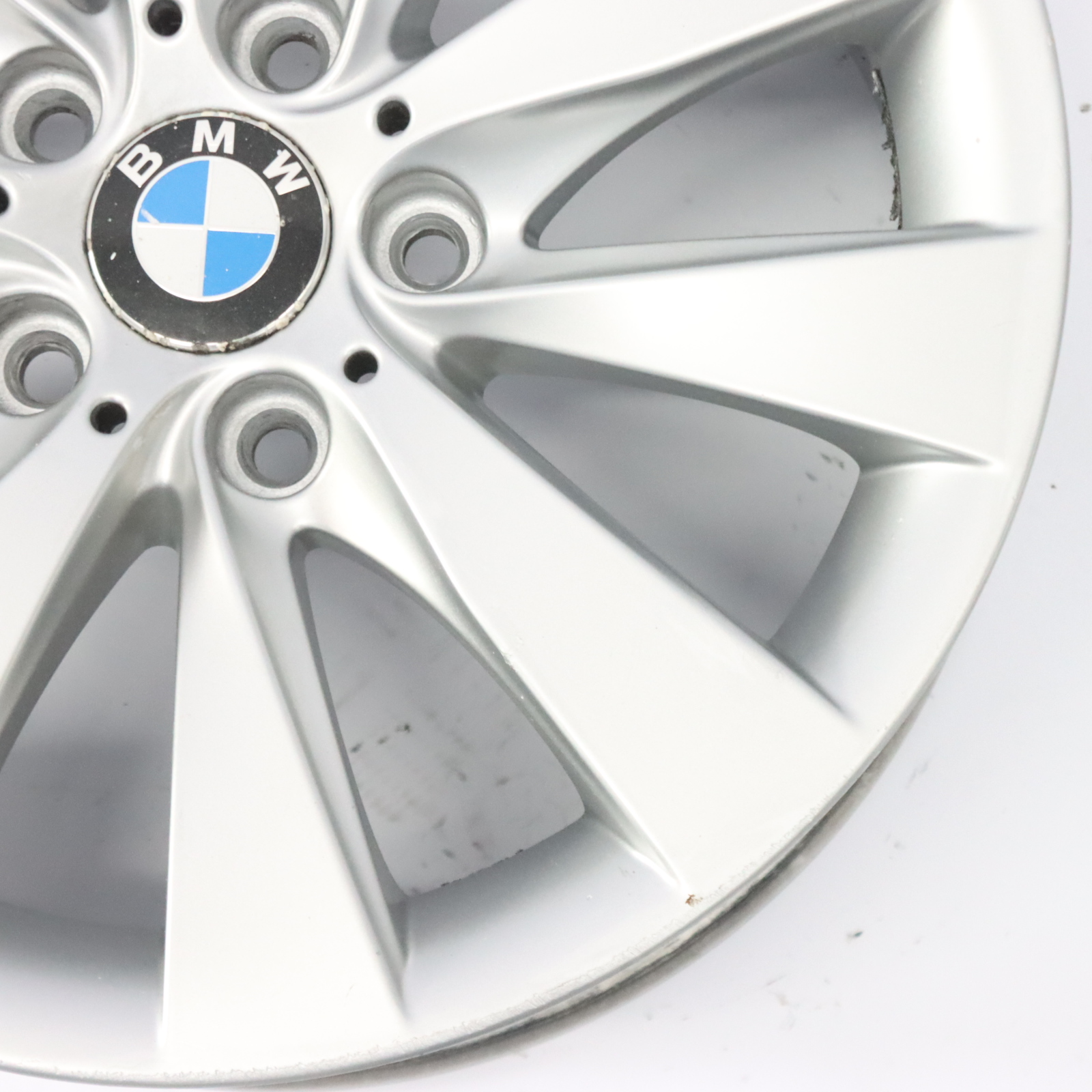 BMW F30 F31 F32 Silver Alloy Wheel Rim 17" V Spoke 413 7,5J ET:37 6796240