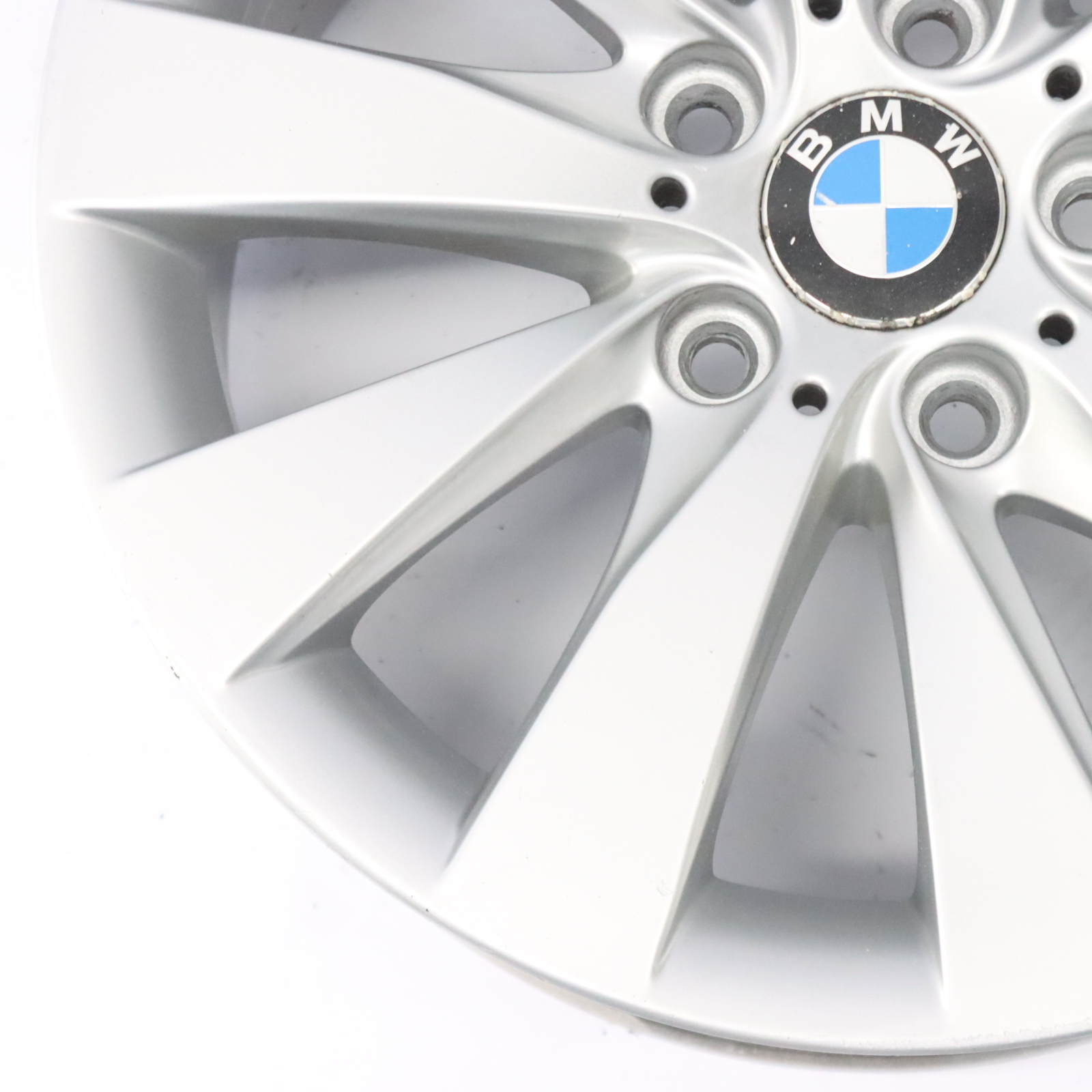 BMW F30 F31 F32 Silver Alloy Wheel Rim 17" V Spoke 413 7,5J ET:37 6796240