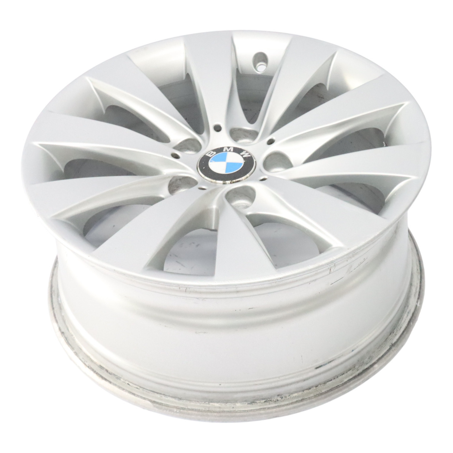 BMW F30 F31 F32 Silver Alloy Wheel Rim 17" V Spoke 413 7,5J ET:37 6796240