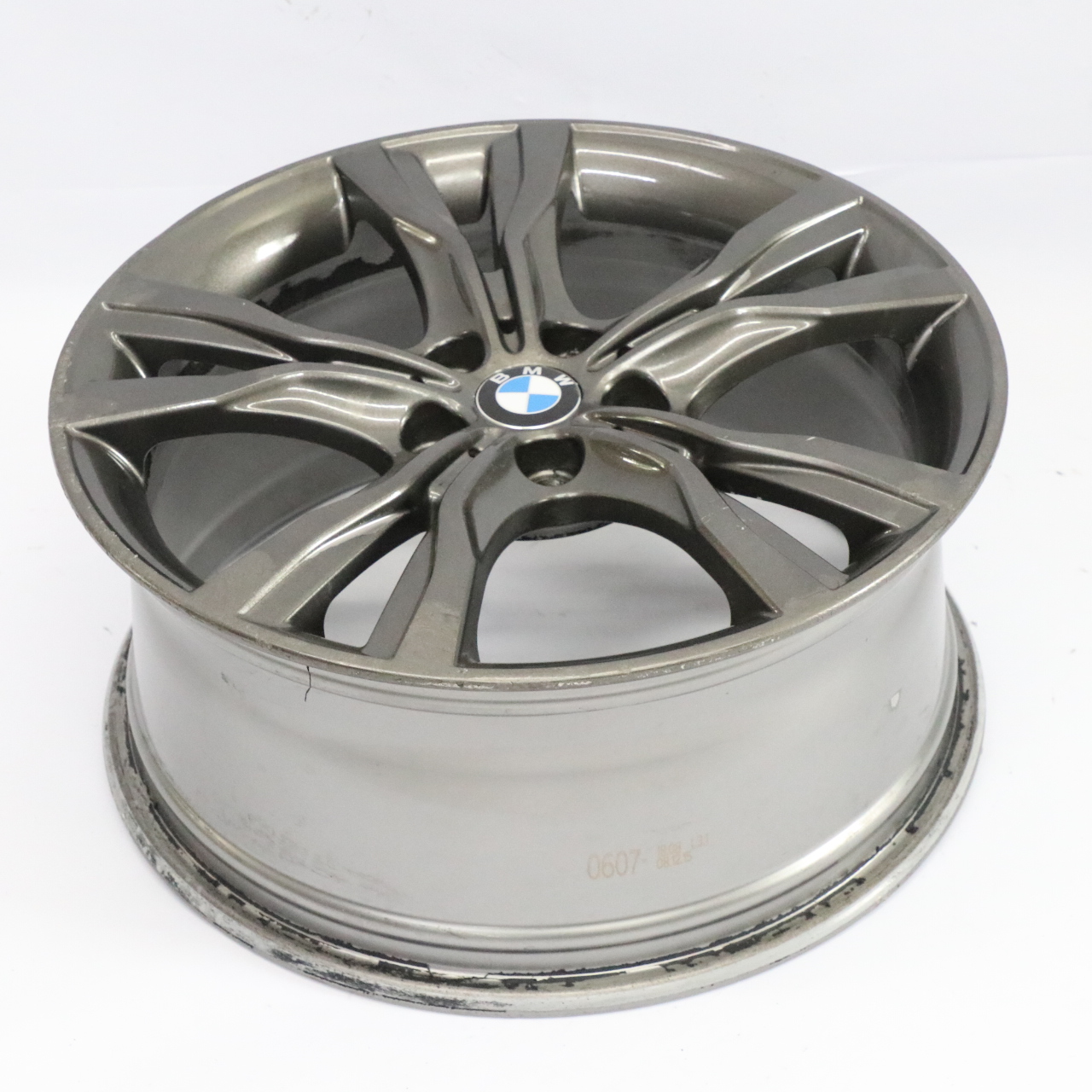 BMW F45 F46 Ferric Grey Alloy Wheel Rim 18" Y Spoke 484 ET:57 8J 6855093