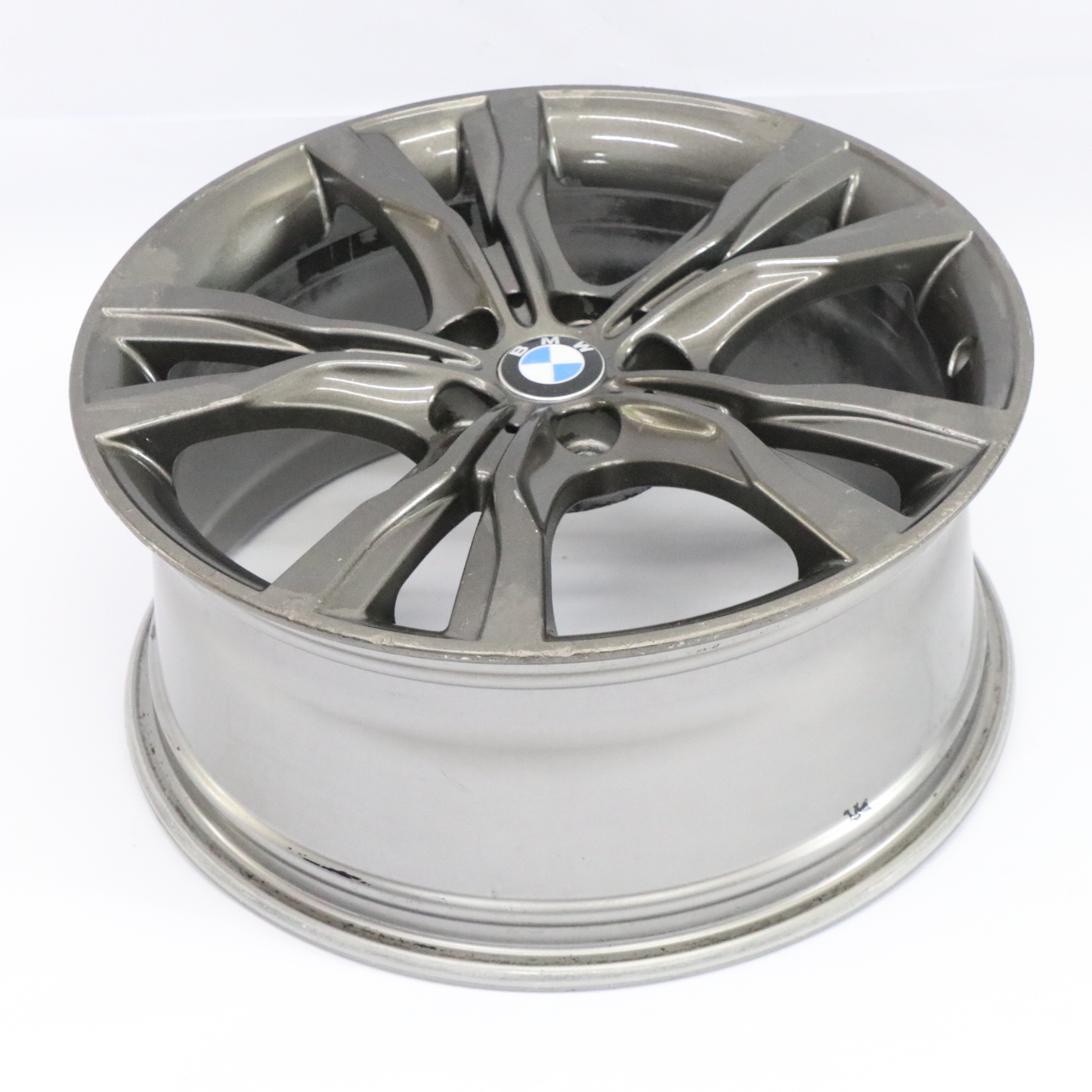 BMW F45 F46 Ferric Grey Alloy Wheel Rim 18" Y Spoke 484  ET:57 8J 6855093