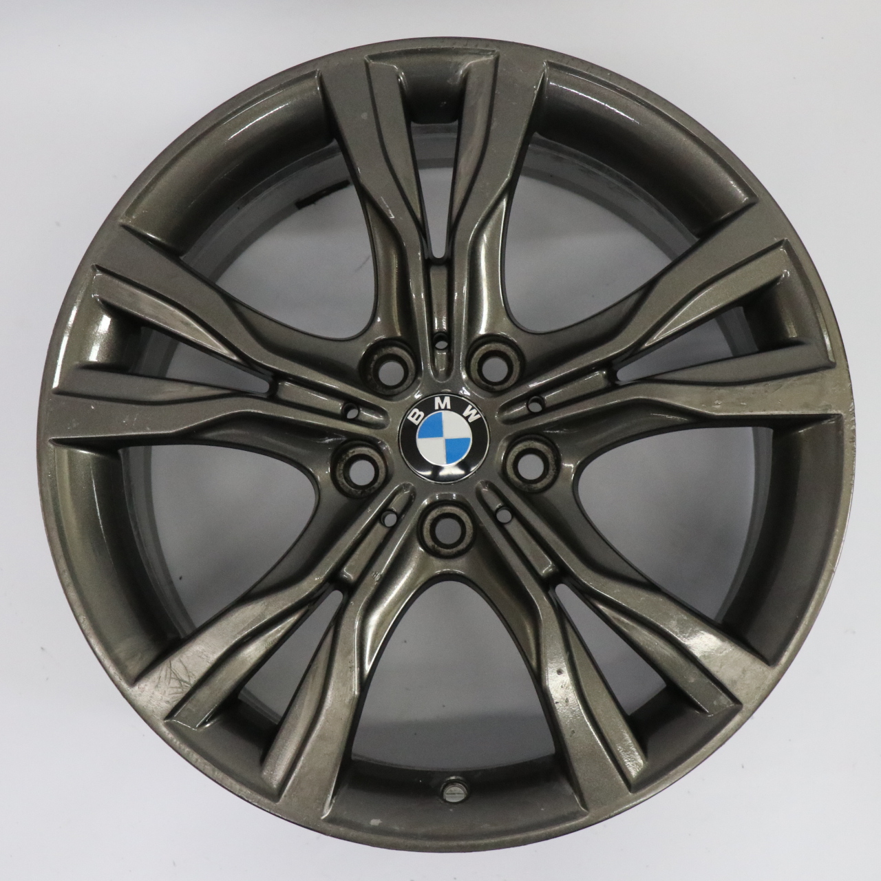 BMW F45 F46 Ferric Grey Alloy Wheel Rim 18" Y Spoke 484  ET:57 8J 6855093