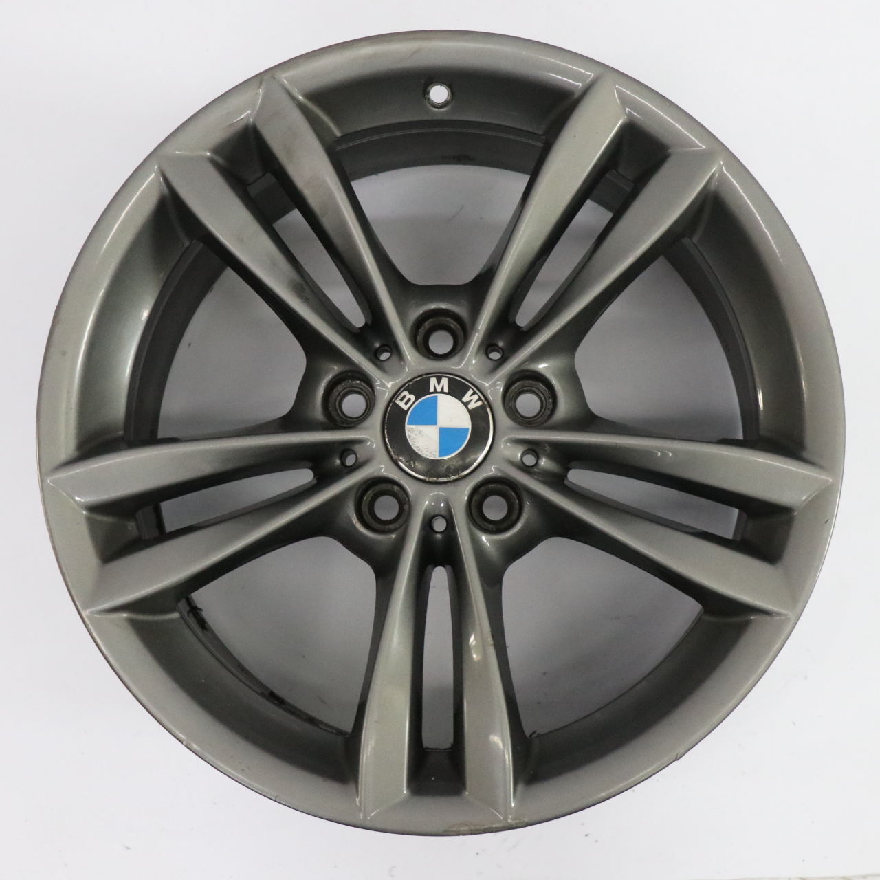 BMW F30 F31 LCI Grey Rear Alloy Wheel Rim 18" V Spoke 658 8,5J ET:47 6866398