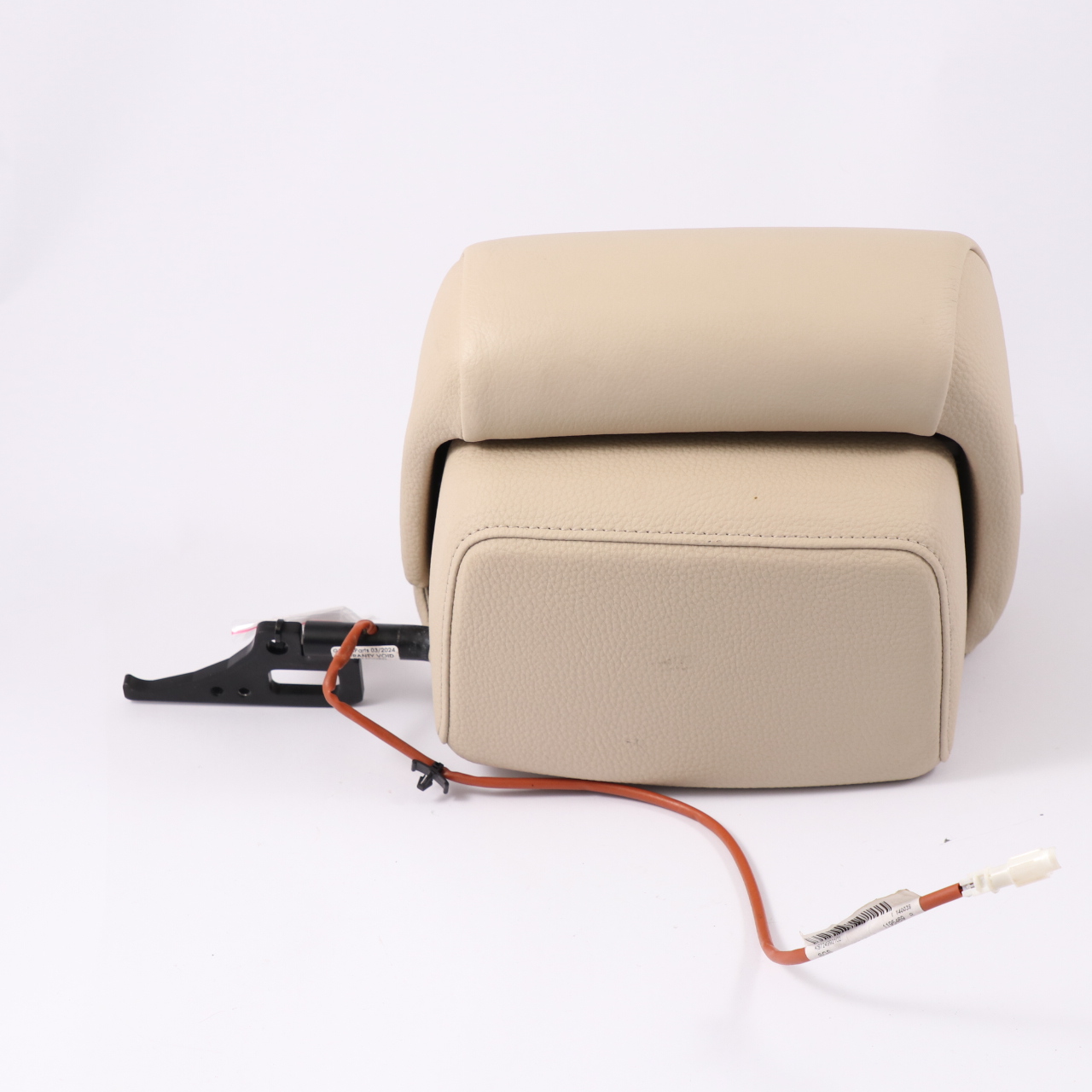 BMW E93 Convertible Front Left Seat N/S Headrest Leather Cream Beige 6989959