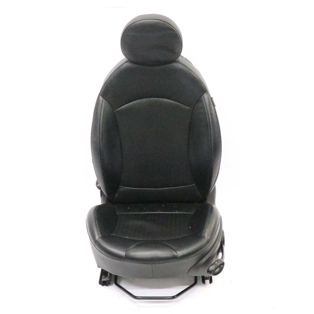 Front Seat MINI R56 Heated Left N/S Side Sport Carbon Black Leather Punch 