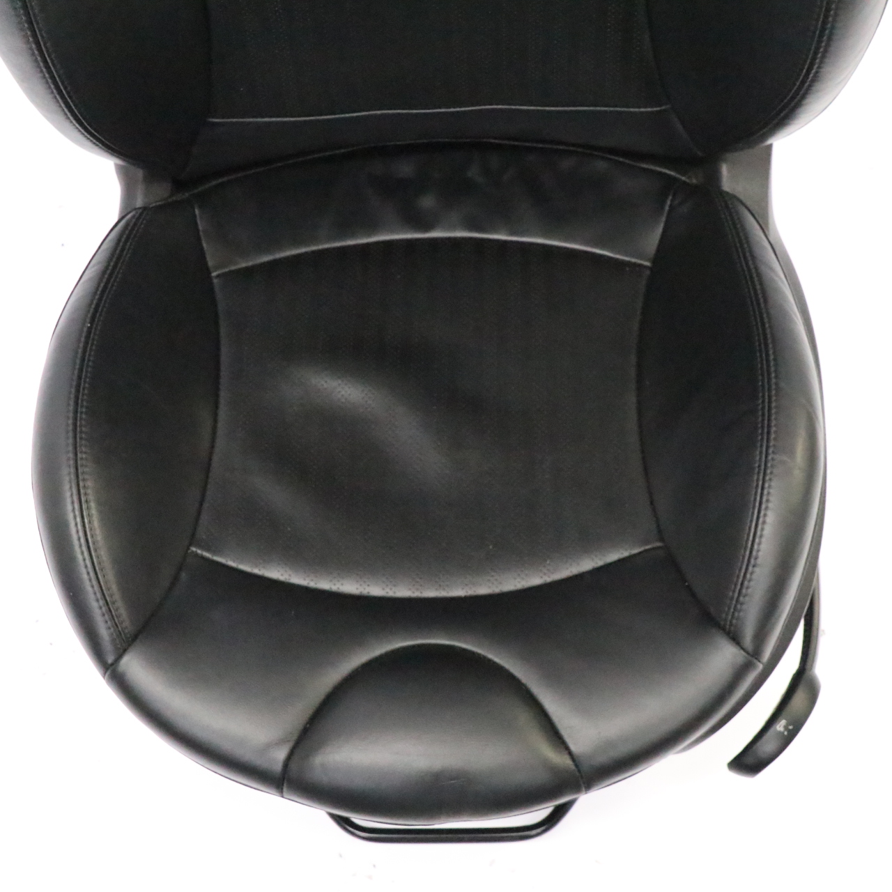 Front Seat MINI R56 Heated Left N/S Side Sport Carbon Black Leather Punch 