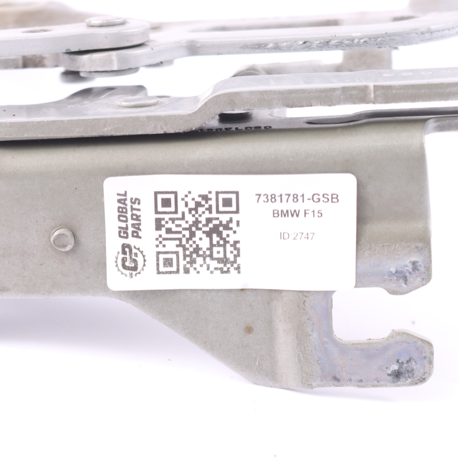 BMW X5 F15 Engine Bonnet Hinge Left N/S Glacier Silver Metallic - A83 7294529