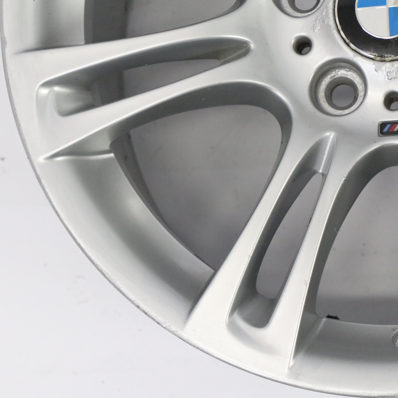 BMW F10 F11 F12 Silver Wheel Alloy Rim M Double Spoke 350 9J 18" ET:44 7842651