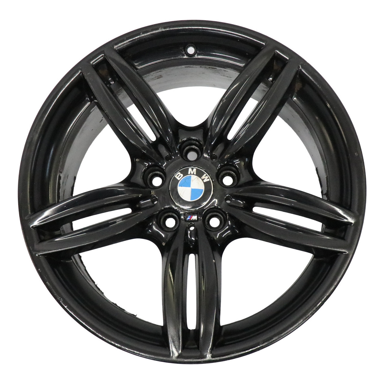 BMW F10 F12 Black Rear Wheel Alloy Rim M Double Spoke 351 9J 19" ET:44 7842653