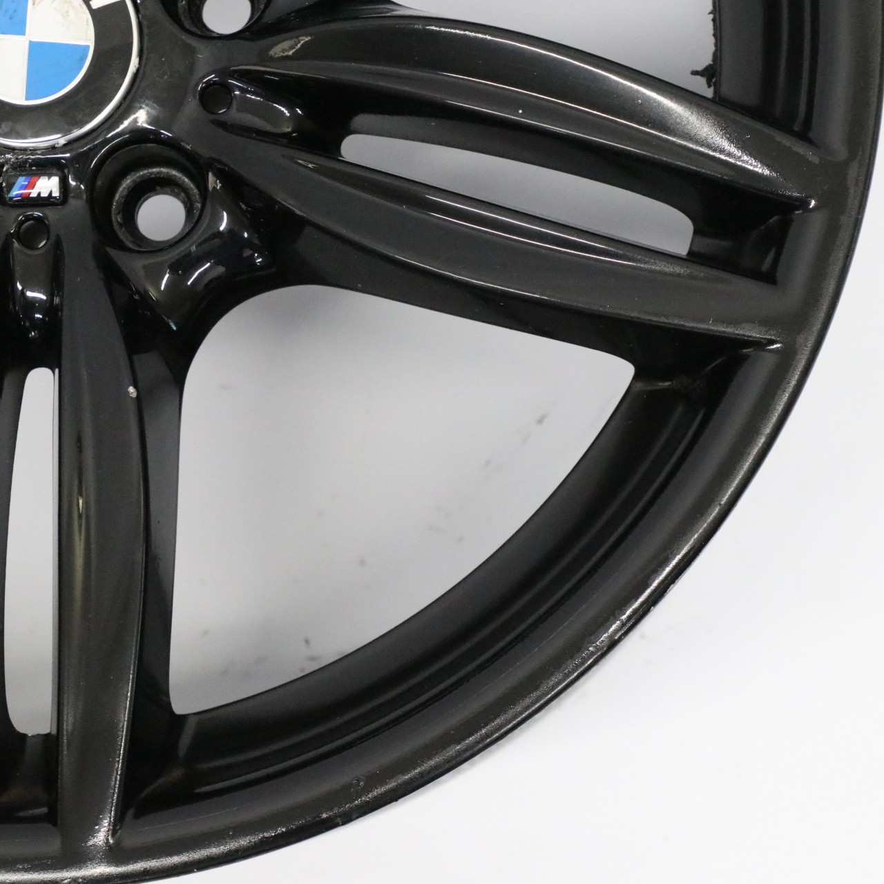 BMW F10 F12 Black Rear Wheel Alloy Rim M Double Spoke 351 9J 19" ET:44 7842653