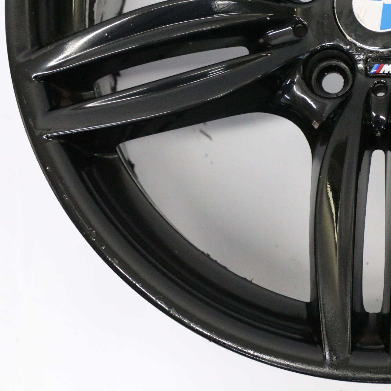 BMW F10 F12 Black Rear Wheel Alloy Rim M Double Spoke 351 9J 19" ET:44 7842653