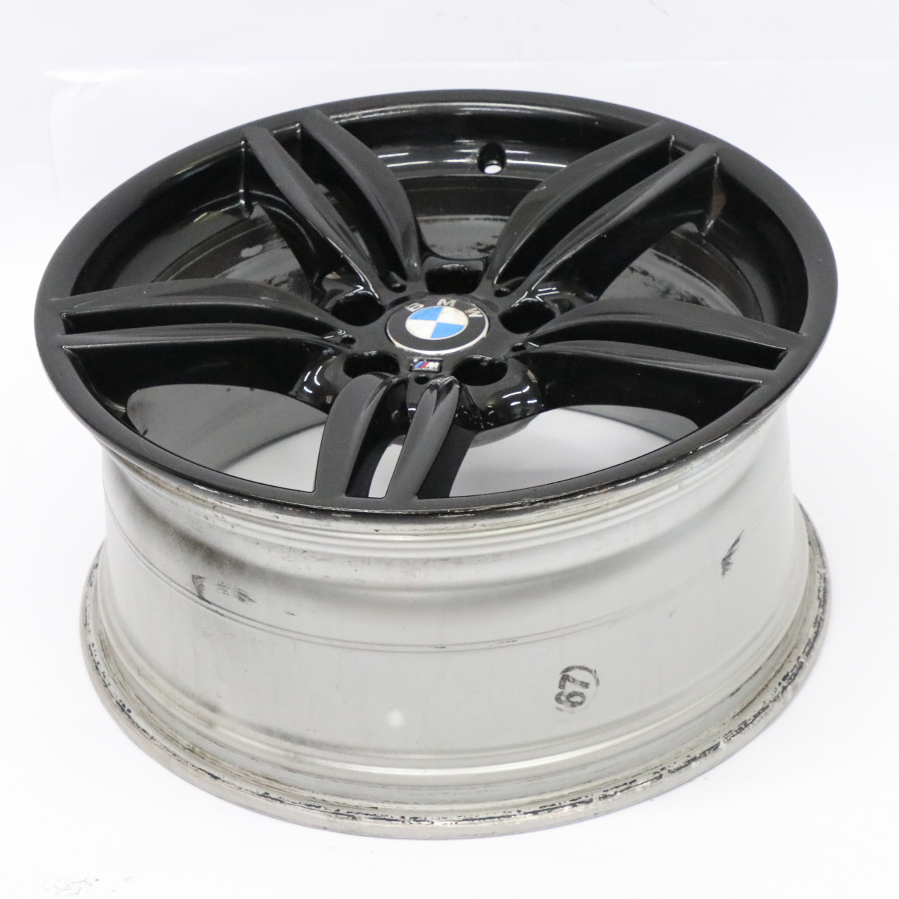 BMW F10 F12 Black Rear Wheel Alloy Rim M Double Spoke 351 9J 19" ET:44 7842653