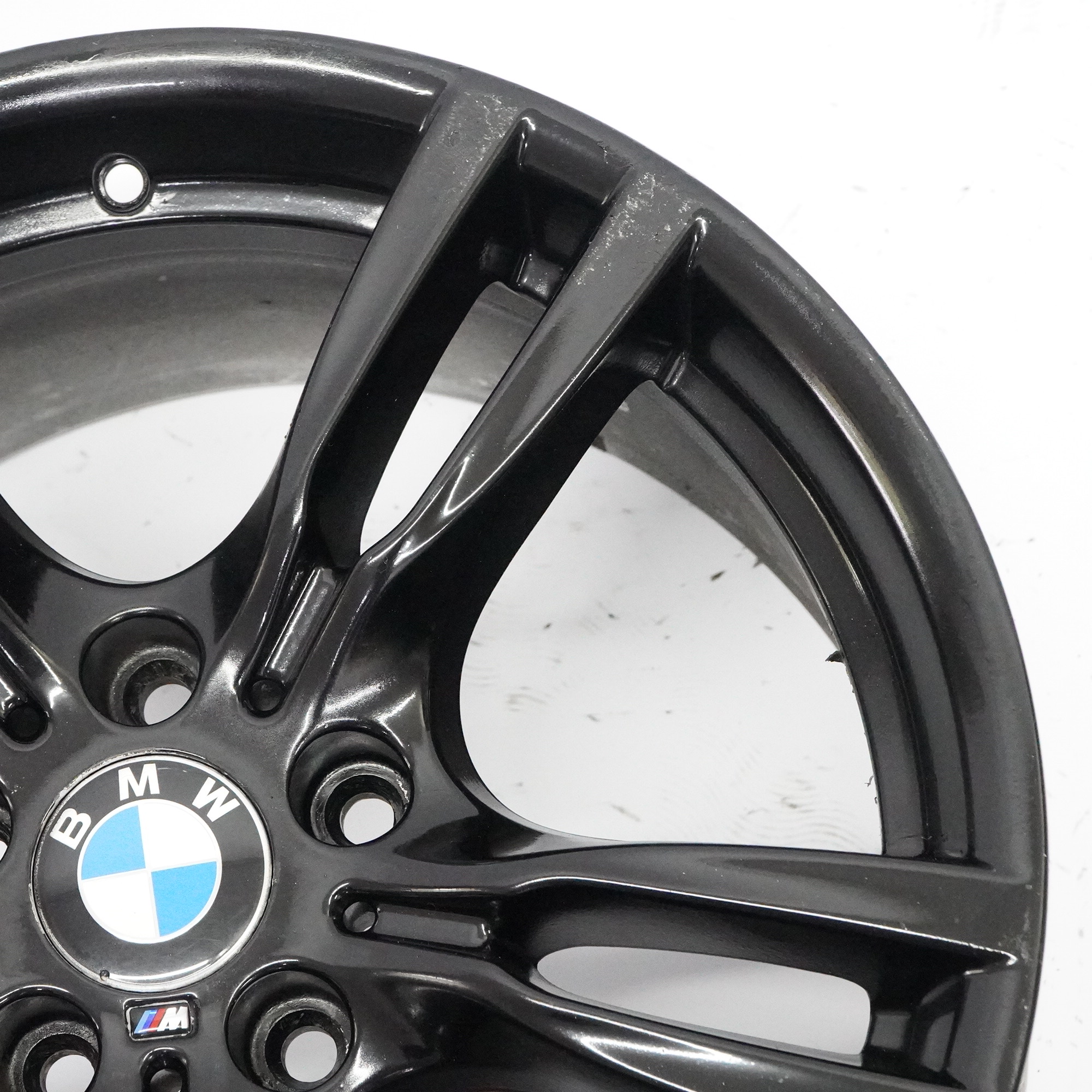 BMW F30 F31 Rear Black Wheel Alloy Rim 18" 8,5J ET:47 M Star Spoke 400 7845881