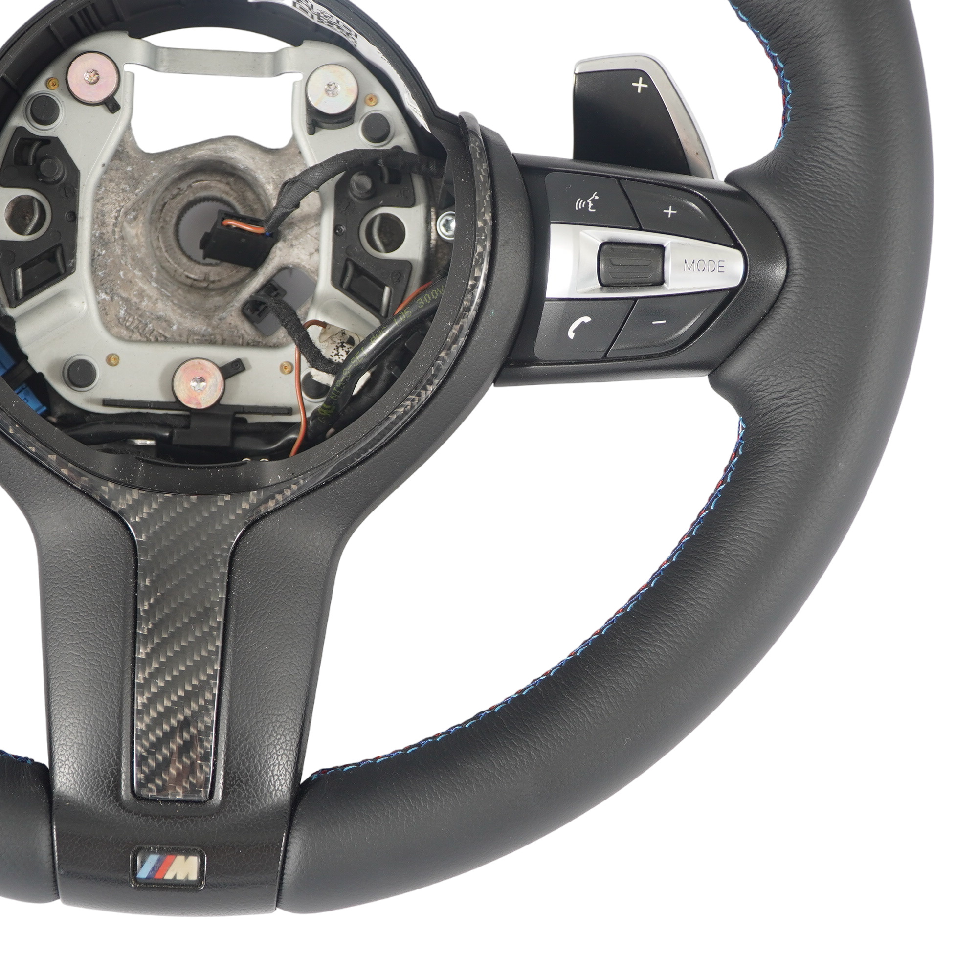 Steering Wheel BMW F20 LCI F30 F32 Heated M Sport NEW Black Leather Paddle Shift