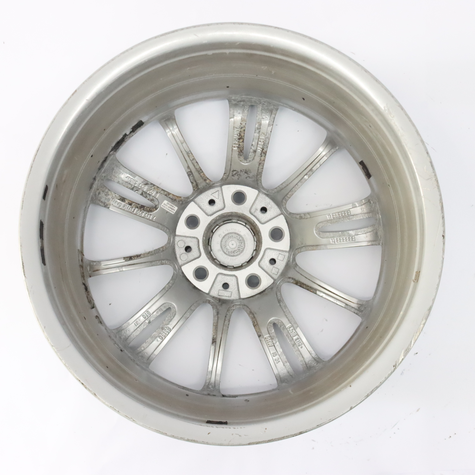 BMW E90 E91 E92 E93 Silver Front Alloy Wheel Rim 18" ET:34 8J M Spider Spoke 193