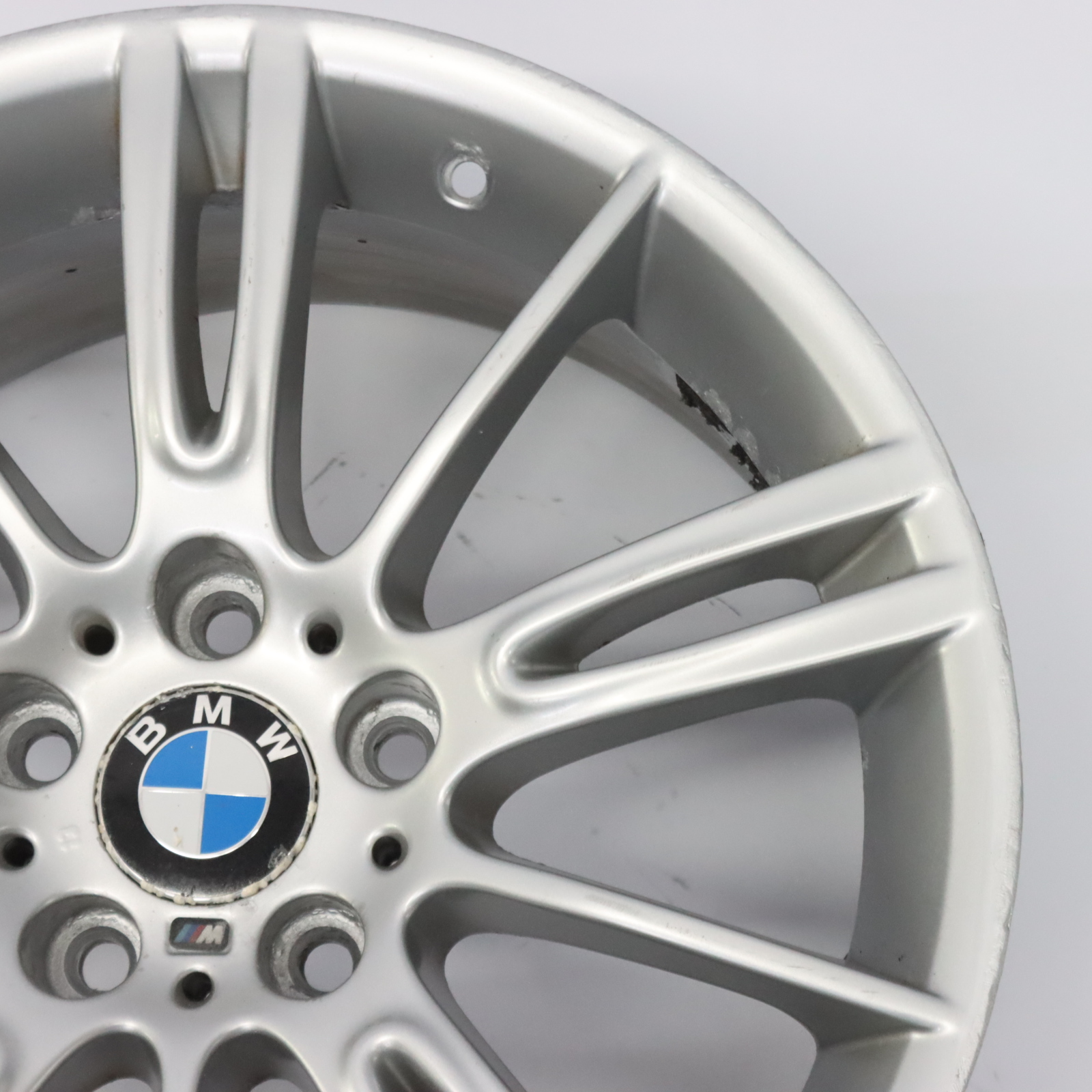 BMW E90 E91 E92 E93 Silver Front Alloy Wheel Rim 18" ET:34 8J M Spider Spoke 193