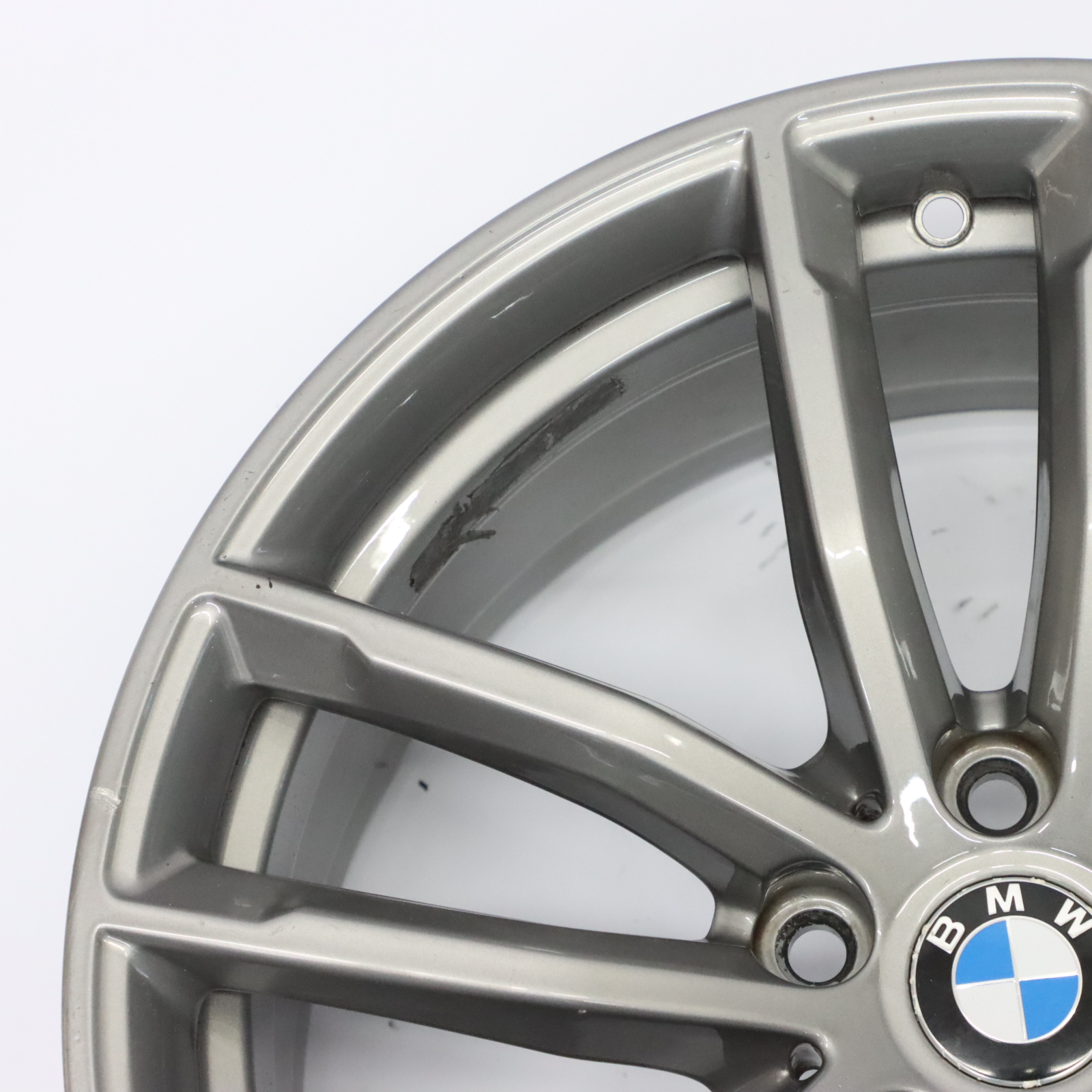 BMW G30 Ferric Grey Alloy Wheel Rim 18" 8J ET:30 Double Spoke 662M 8093405