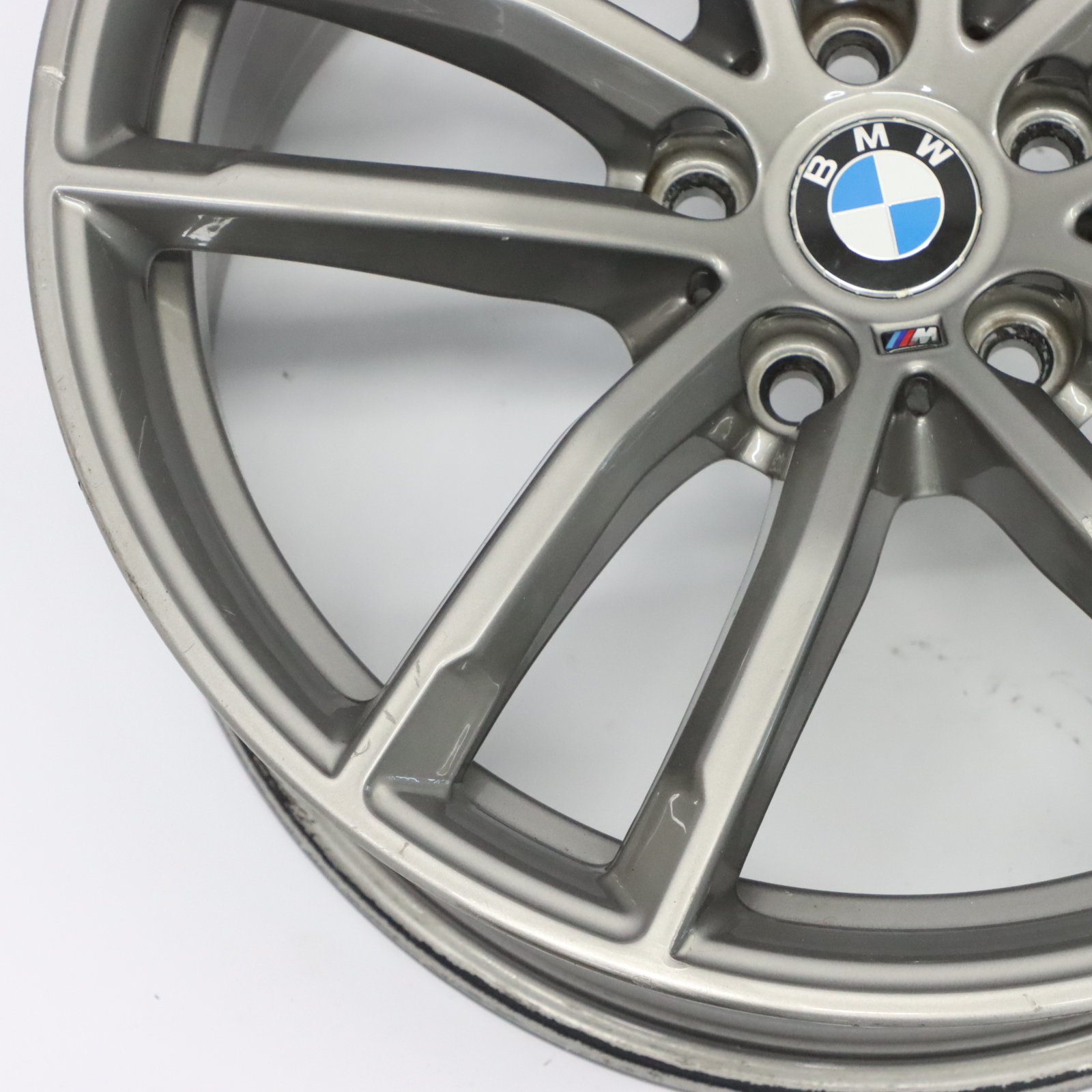 BMW G30 Ferric Grey Alloy Wheel Rim 18" 8J ET:30 Double Spoke 662M 8093405