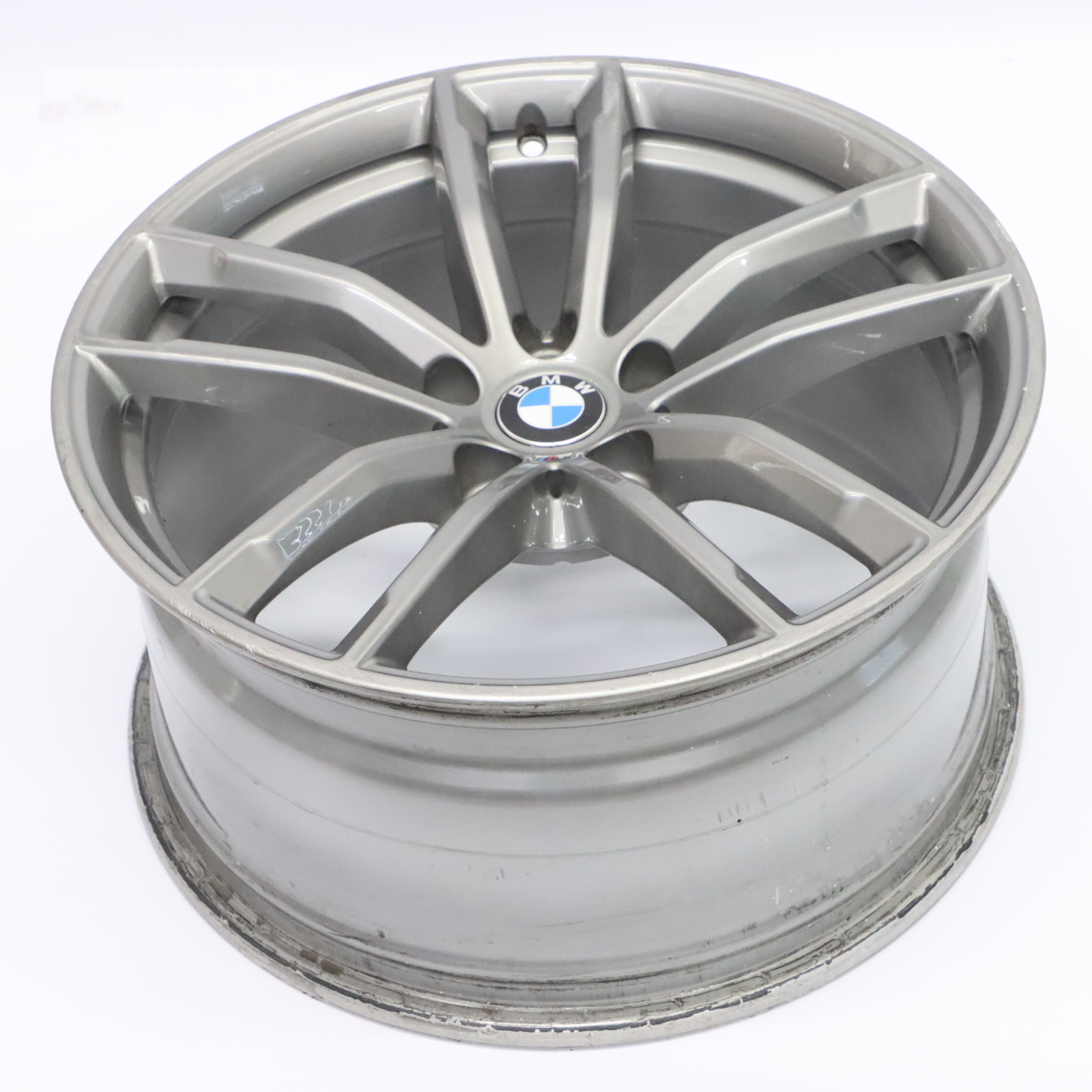 BMW G30 Rear Ferric Grey Alloy Wheel Rim 18" 9J ET:44 Double Spoke 662M 8093406