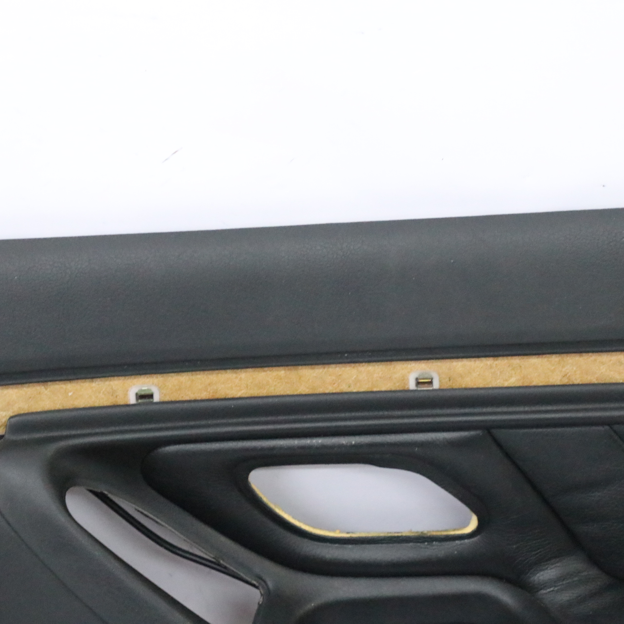 BMW E38 Door Card Front Right O/S Lining Panel Trim Cover Leather Black